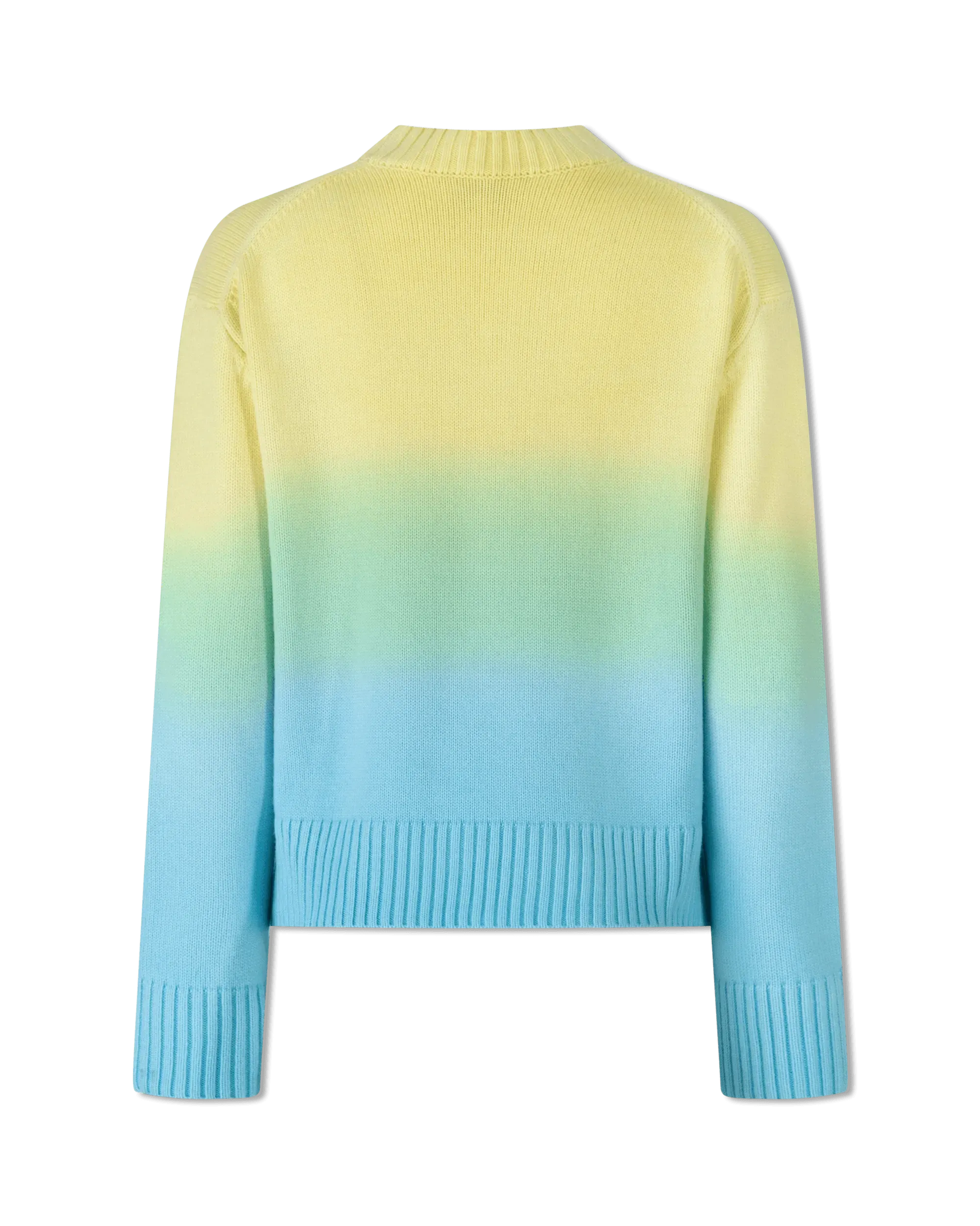 Dip Dye Crewneck Sweater - DIHSAN