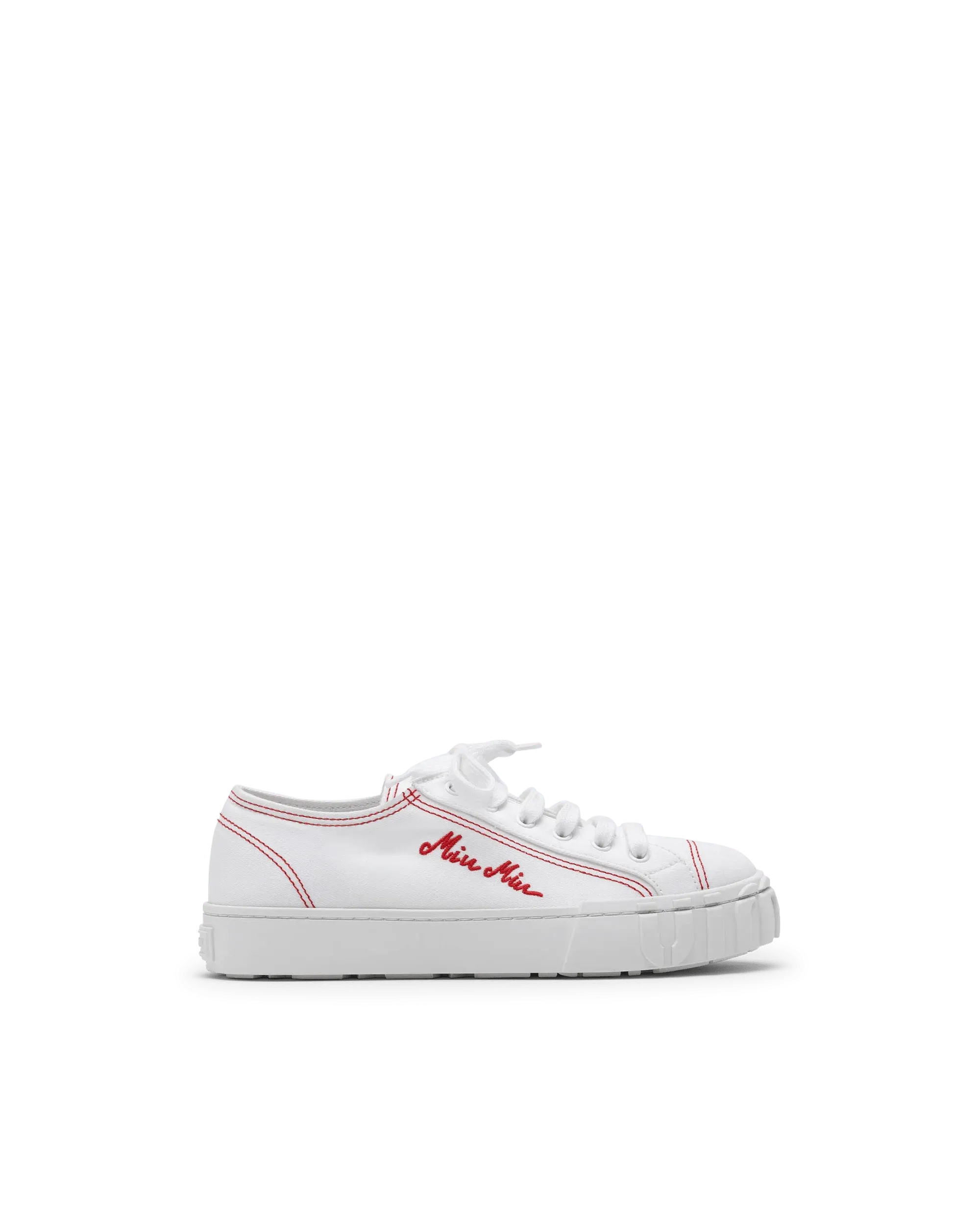 Logo Gabardine Canvas Sneakers - DIHSAN
