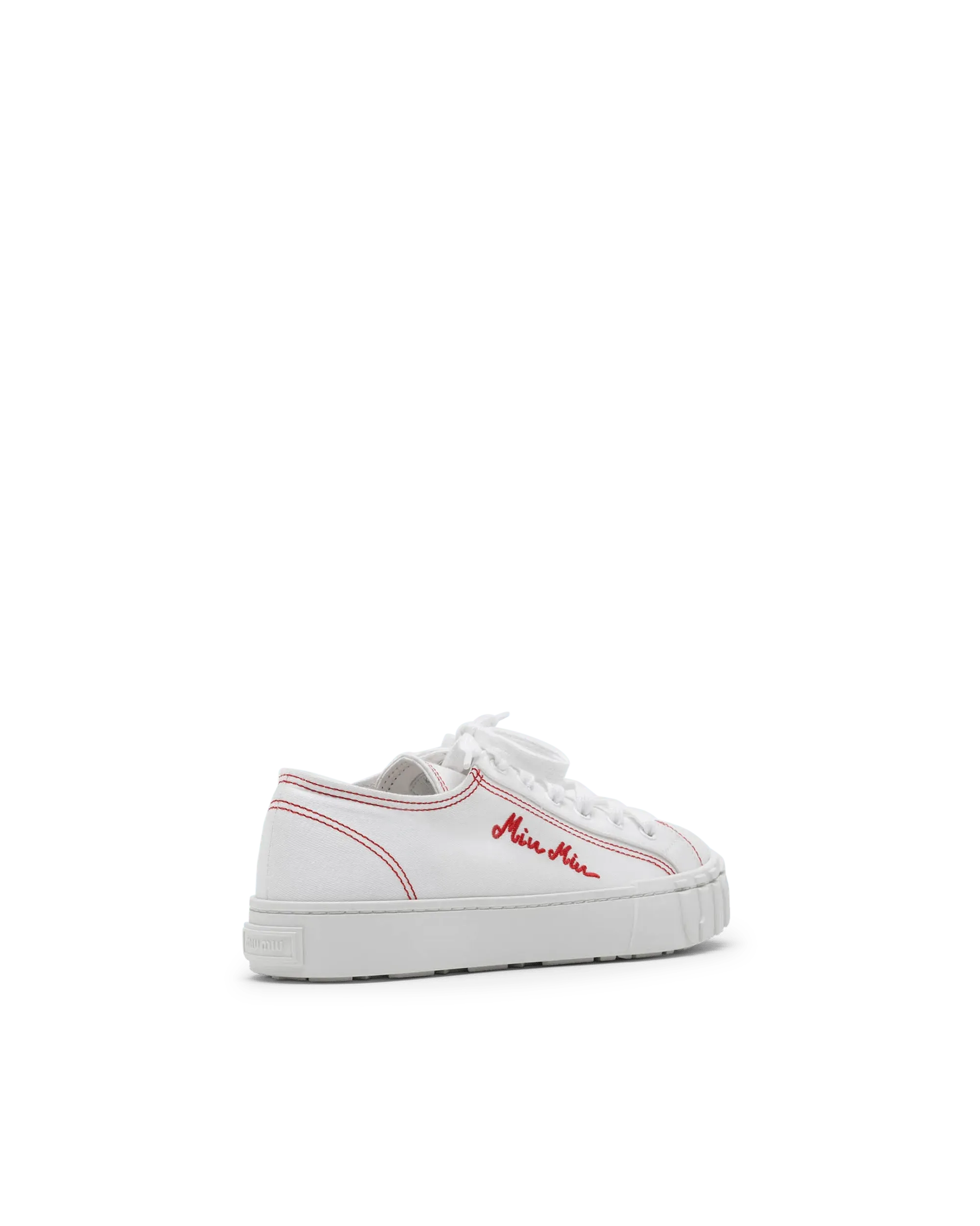 Logo Gabardine Canvas Sneakers - DIHSAN