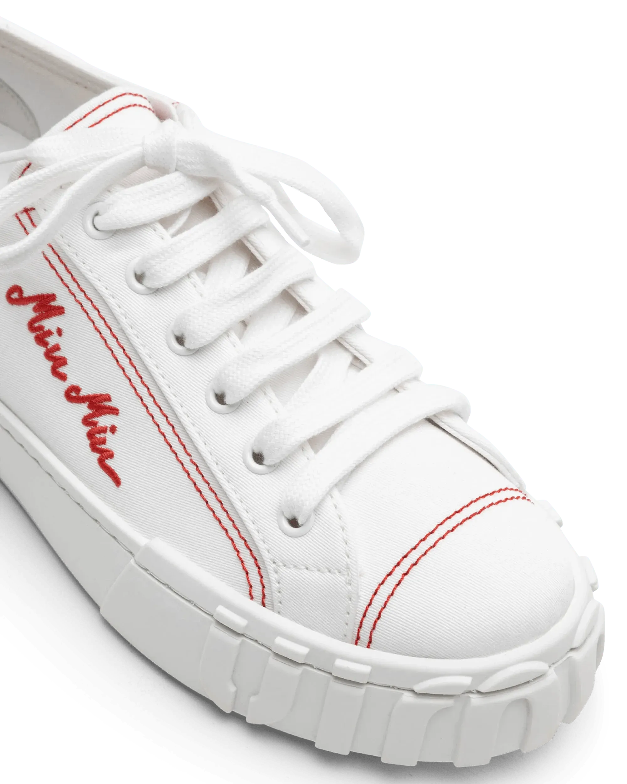 Logo Gabardine Canvas Sneakers - DIHSAN