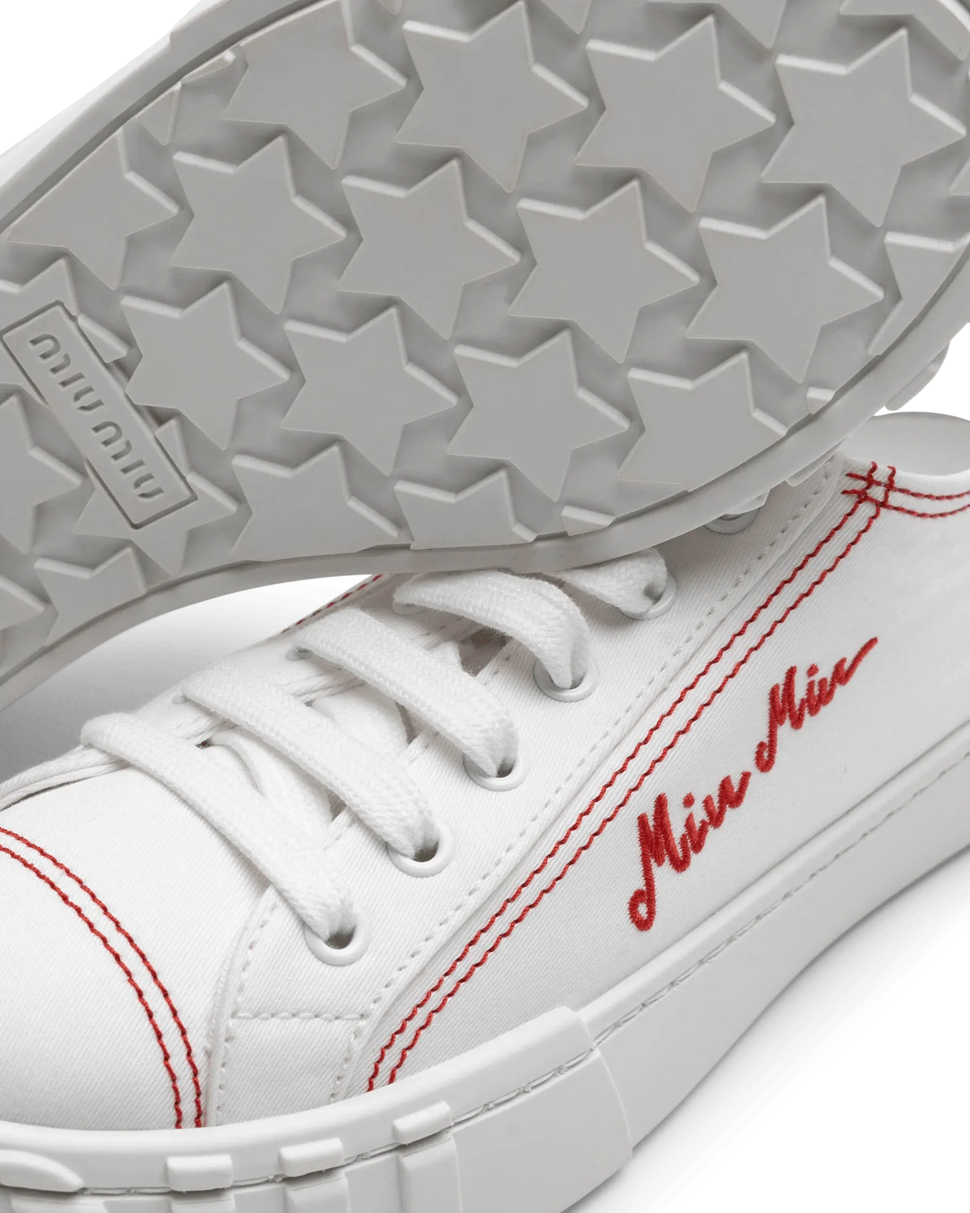 Logo Gabardine Canvas Sneakers - DIHSAN