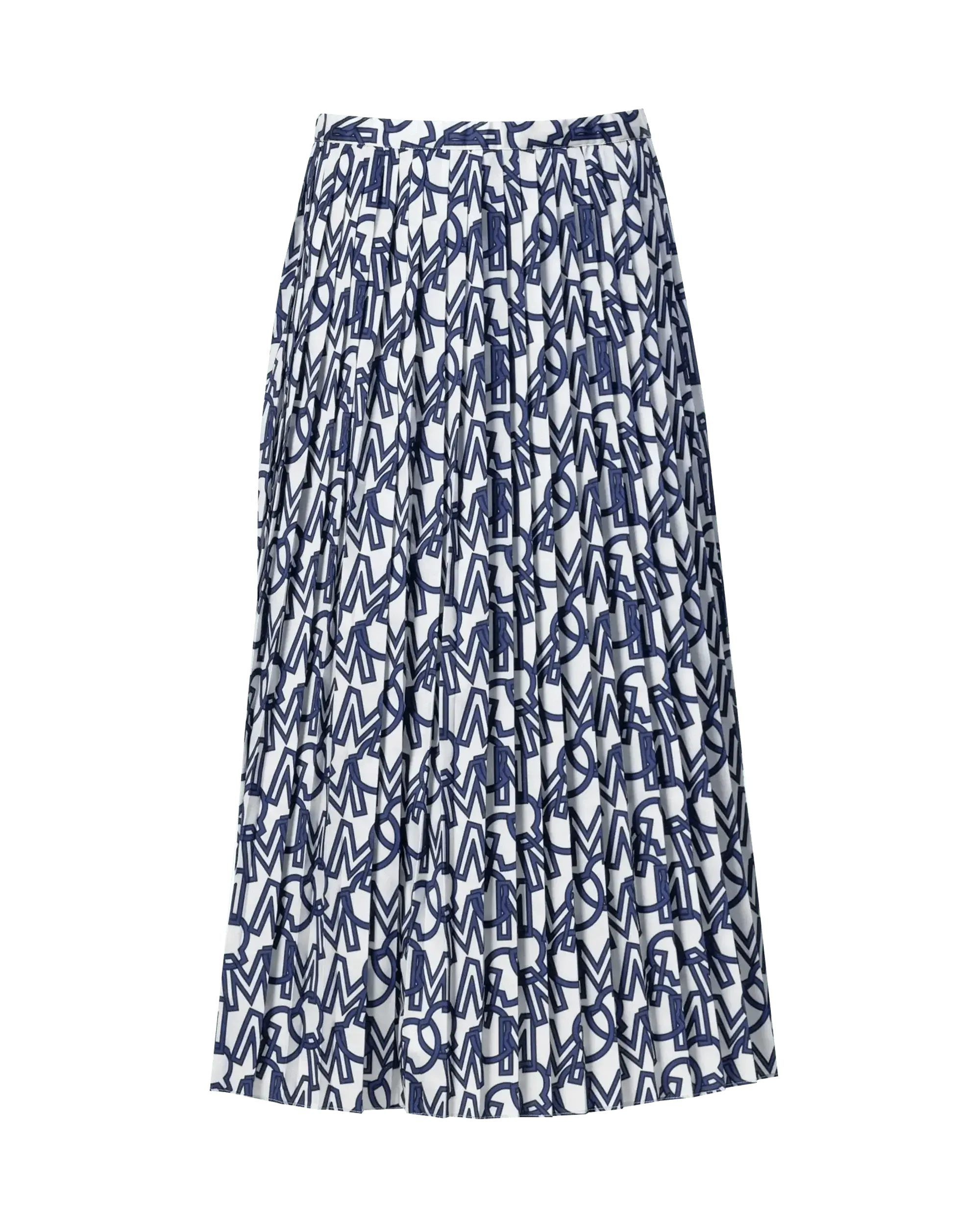 Anagram Printed Midi Skirt - DIHSAN