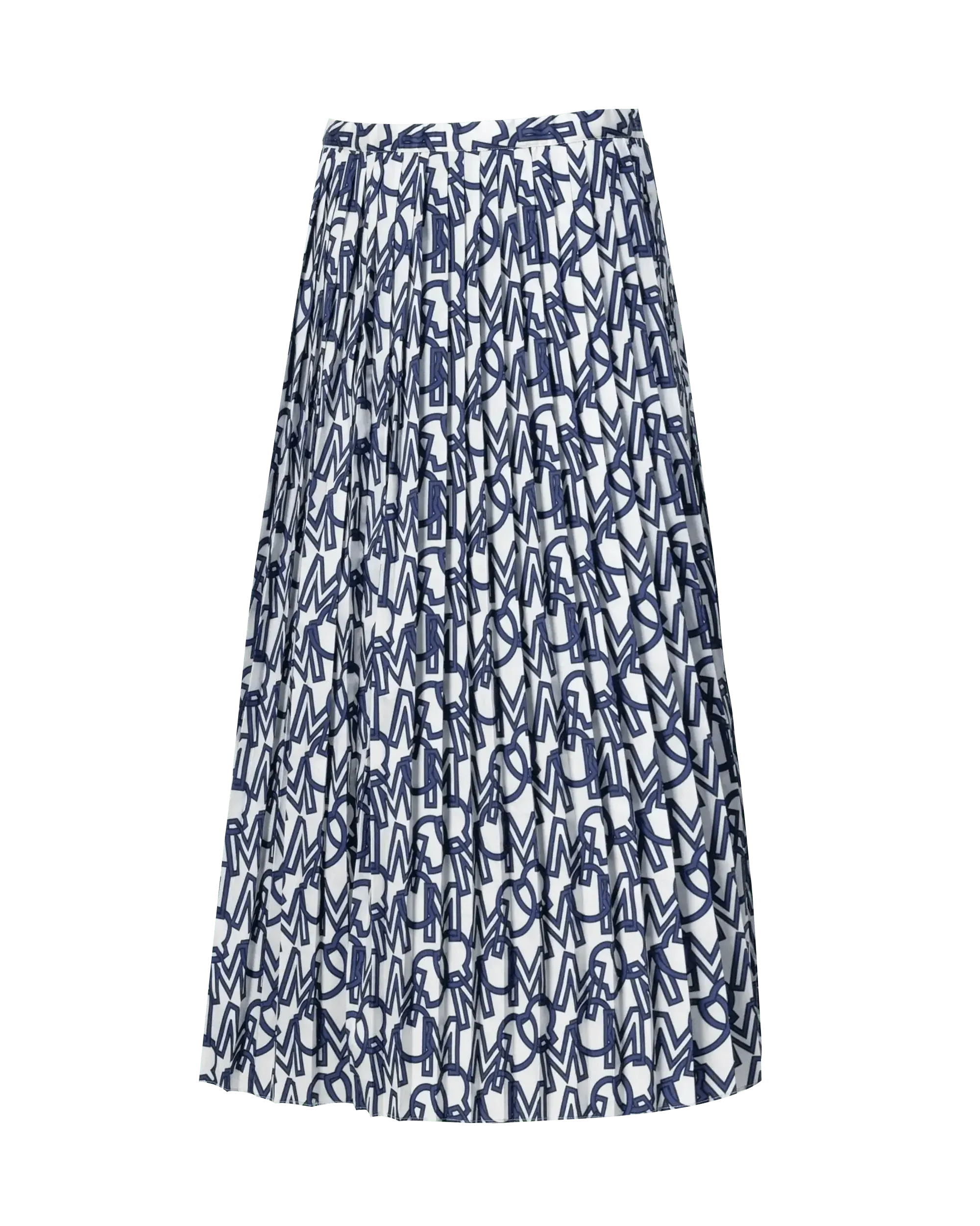 Anagram Printed Midi Skirt - DIHSAN