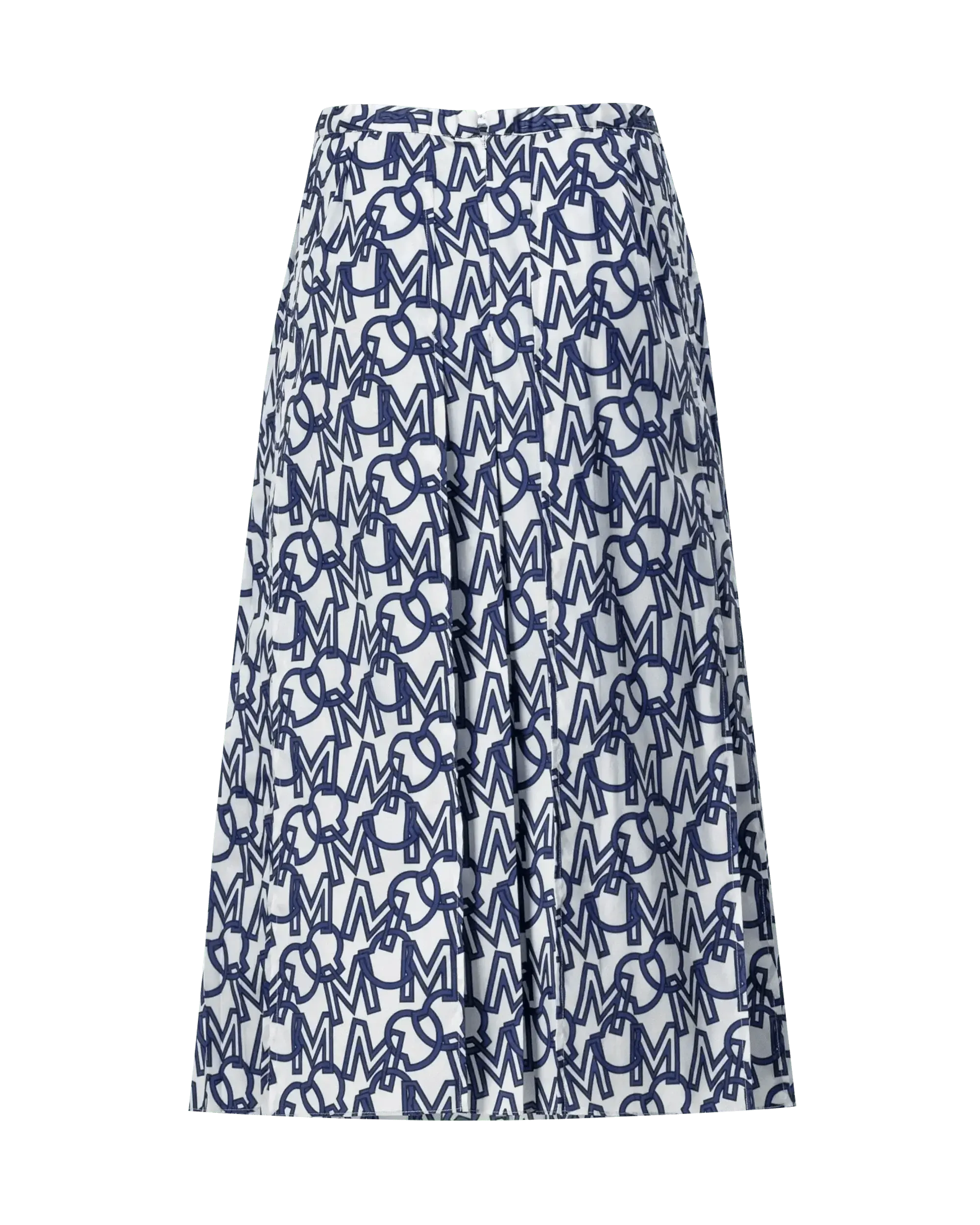 Anagram Printed Midi Skirt - DIHSAN