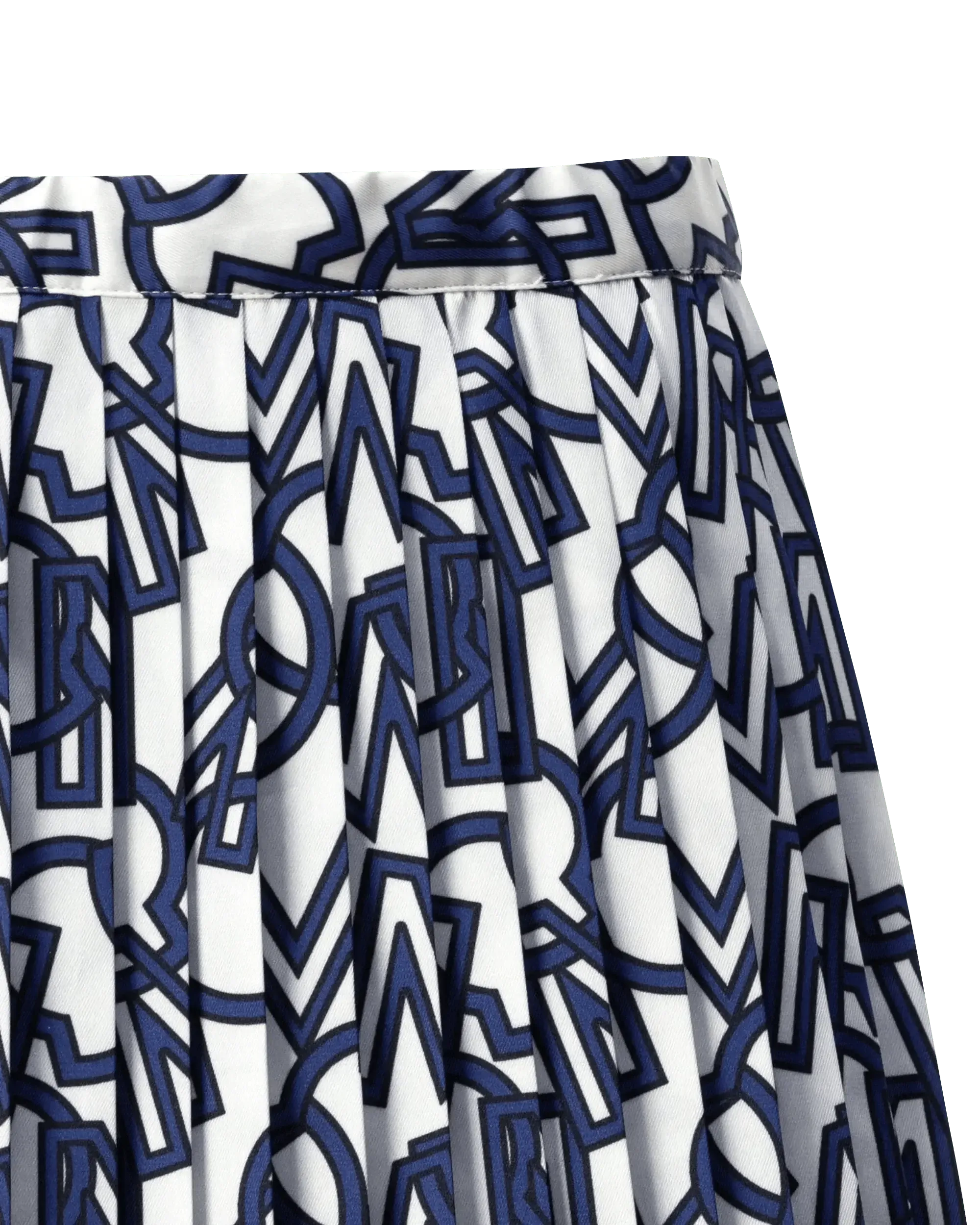 Anagram Printed Midi Skirt - DIHSAN