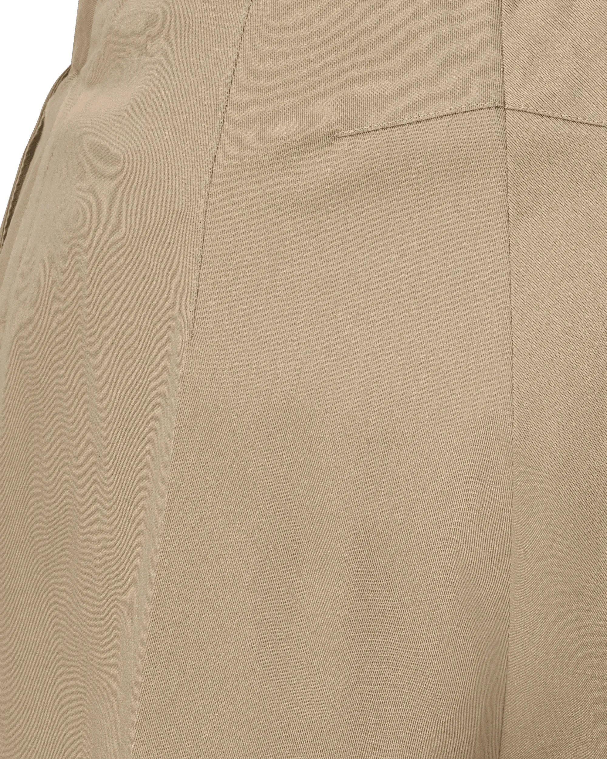 Wide Leg Gabardine Trousers - DIHSAN