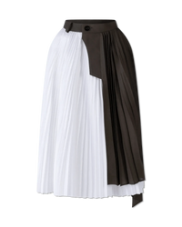 Layered Midi Skirt - DIHSAN