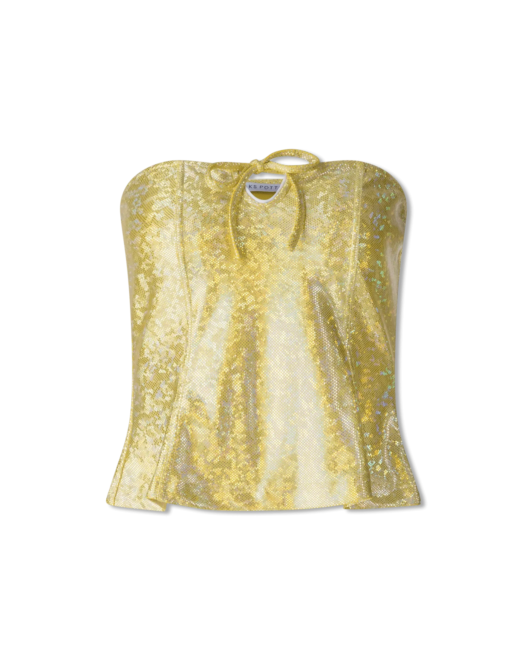 Bente Strapless Shimmer Top - DIHSAN