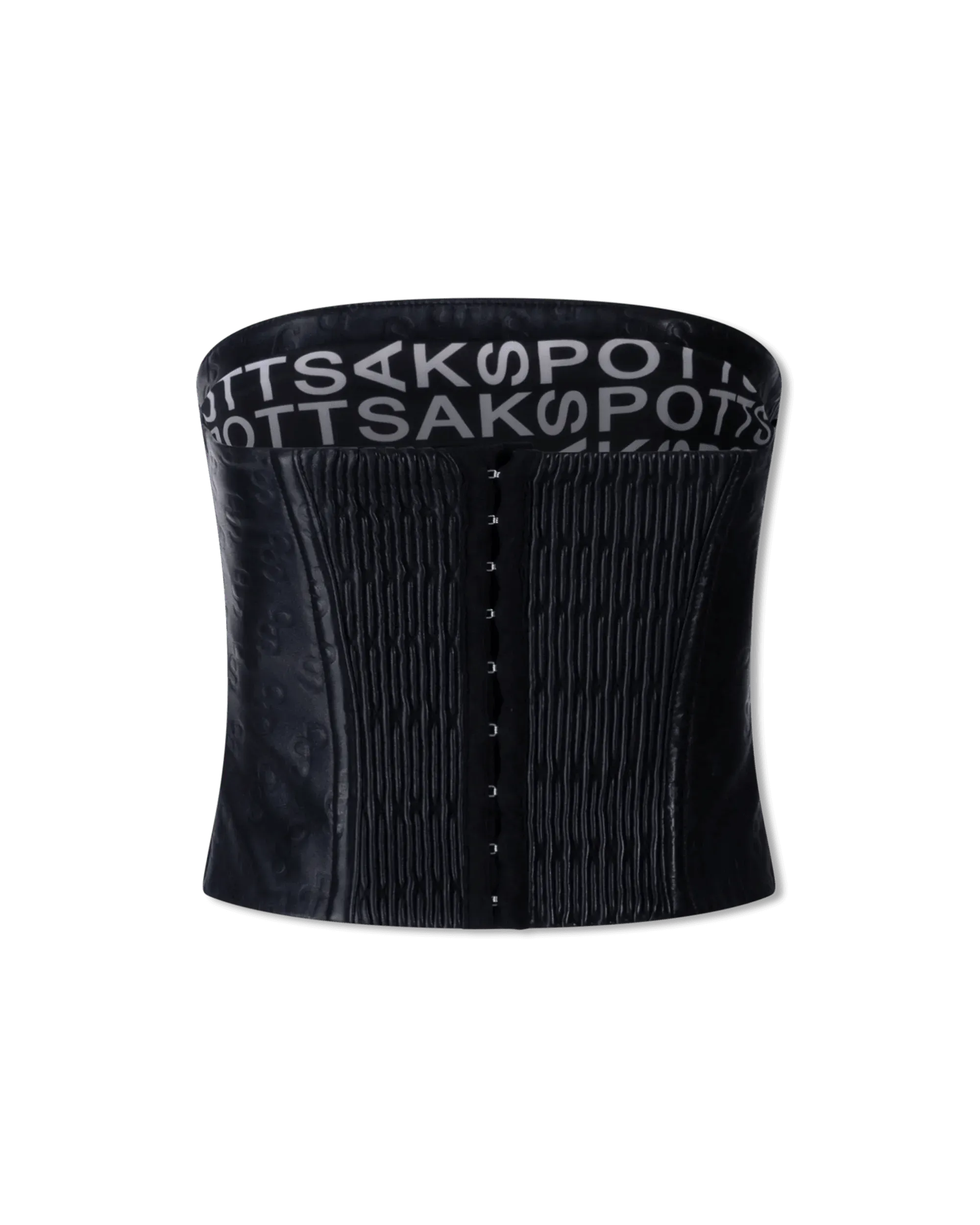 Logo Embossed Corset - DIHSAN