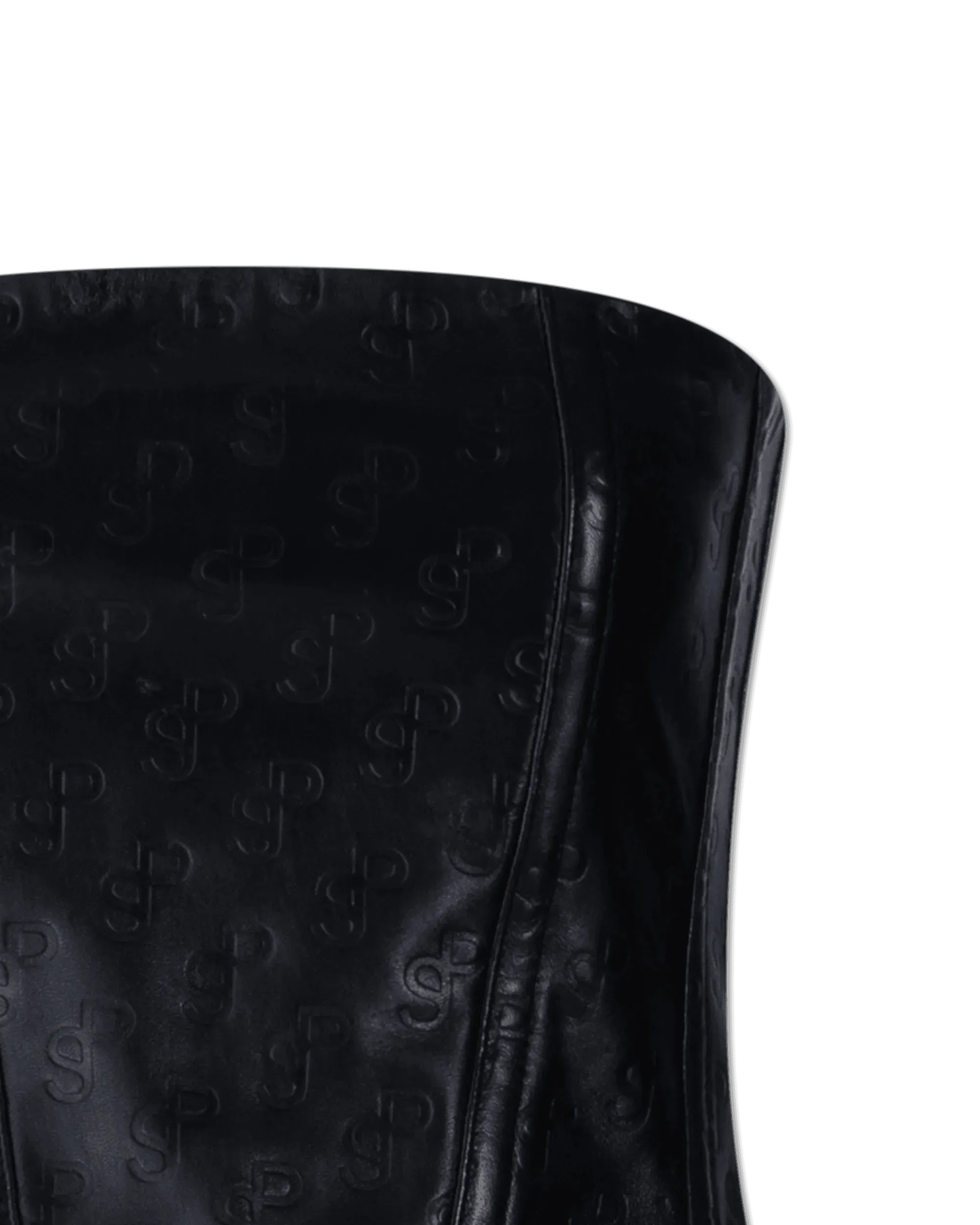 Logo Embossed Corset - DIHSAN