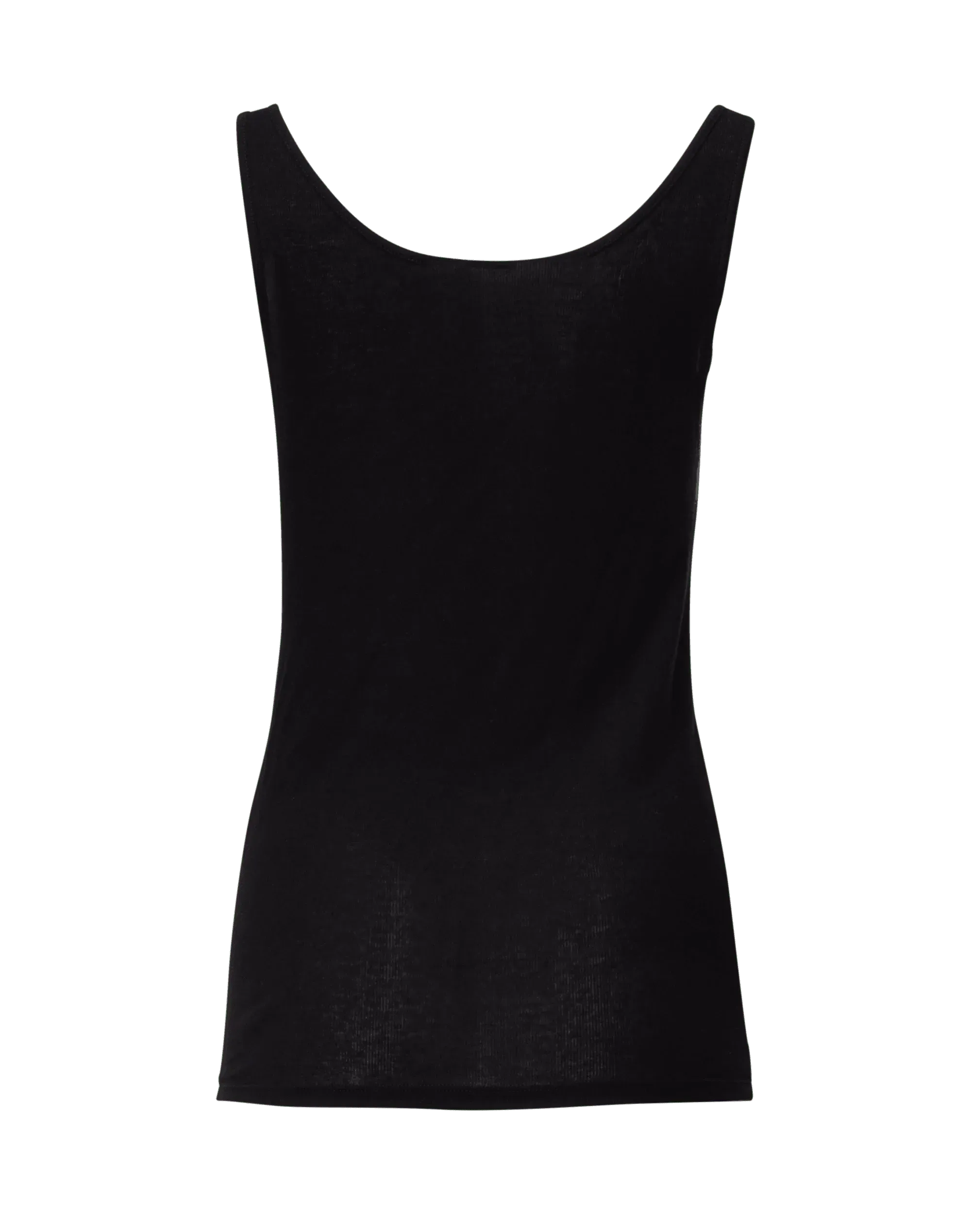 Semi-Sheer Jersey Tank Top - DIHSAN
