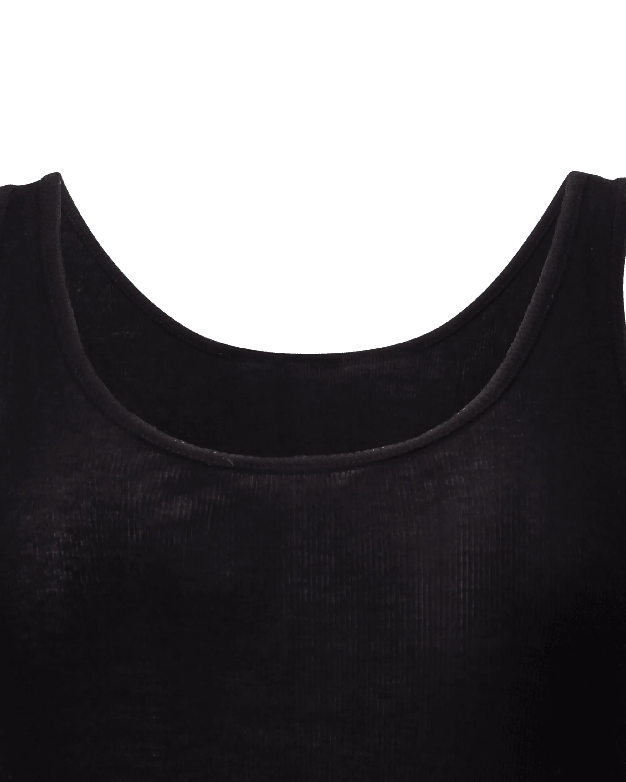 Semi-Sheer Jersey Tank Top - DIHSAN