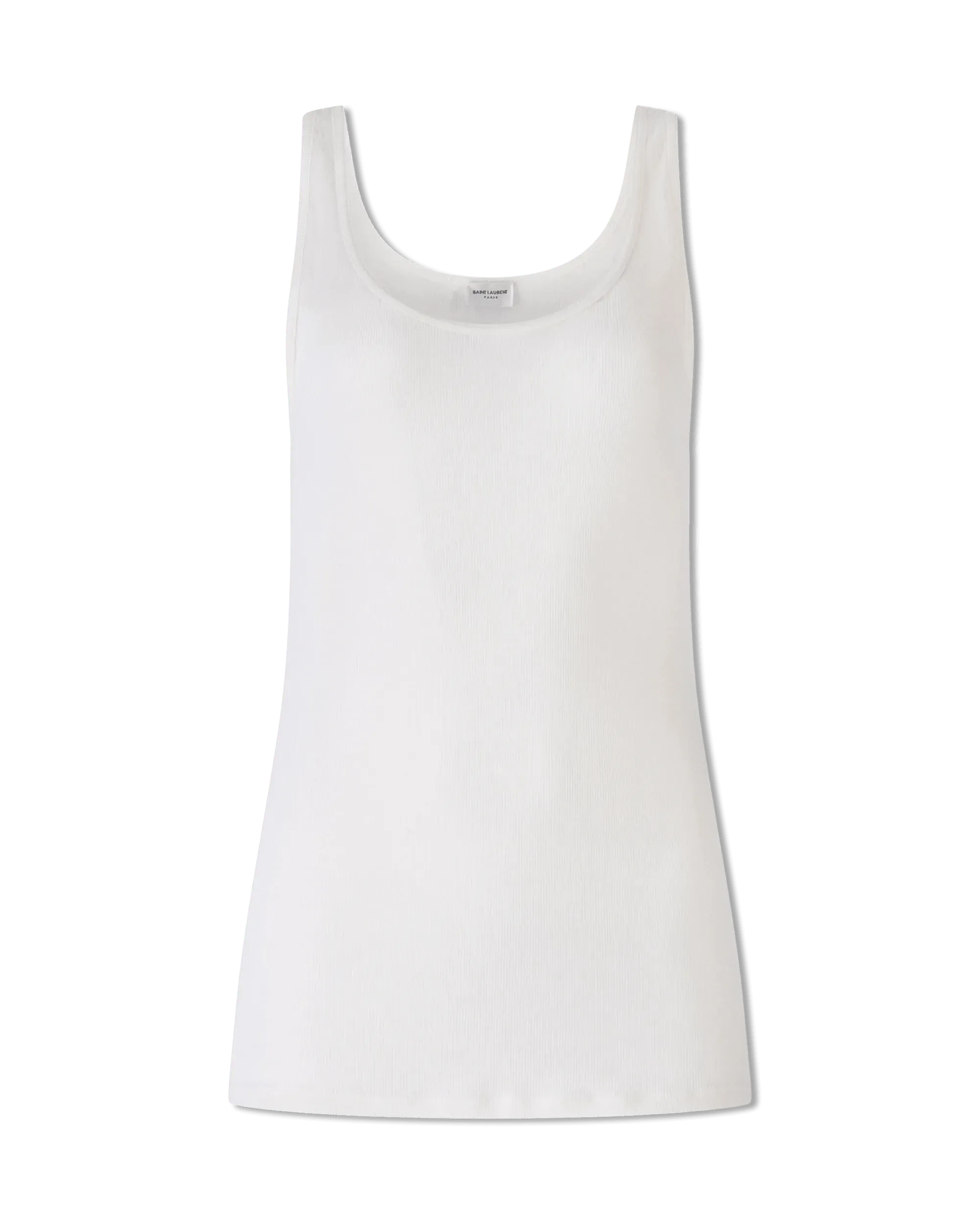 Semi-Sheer Jersey Tank Top - DIHSAN