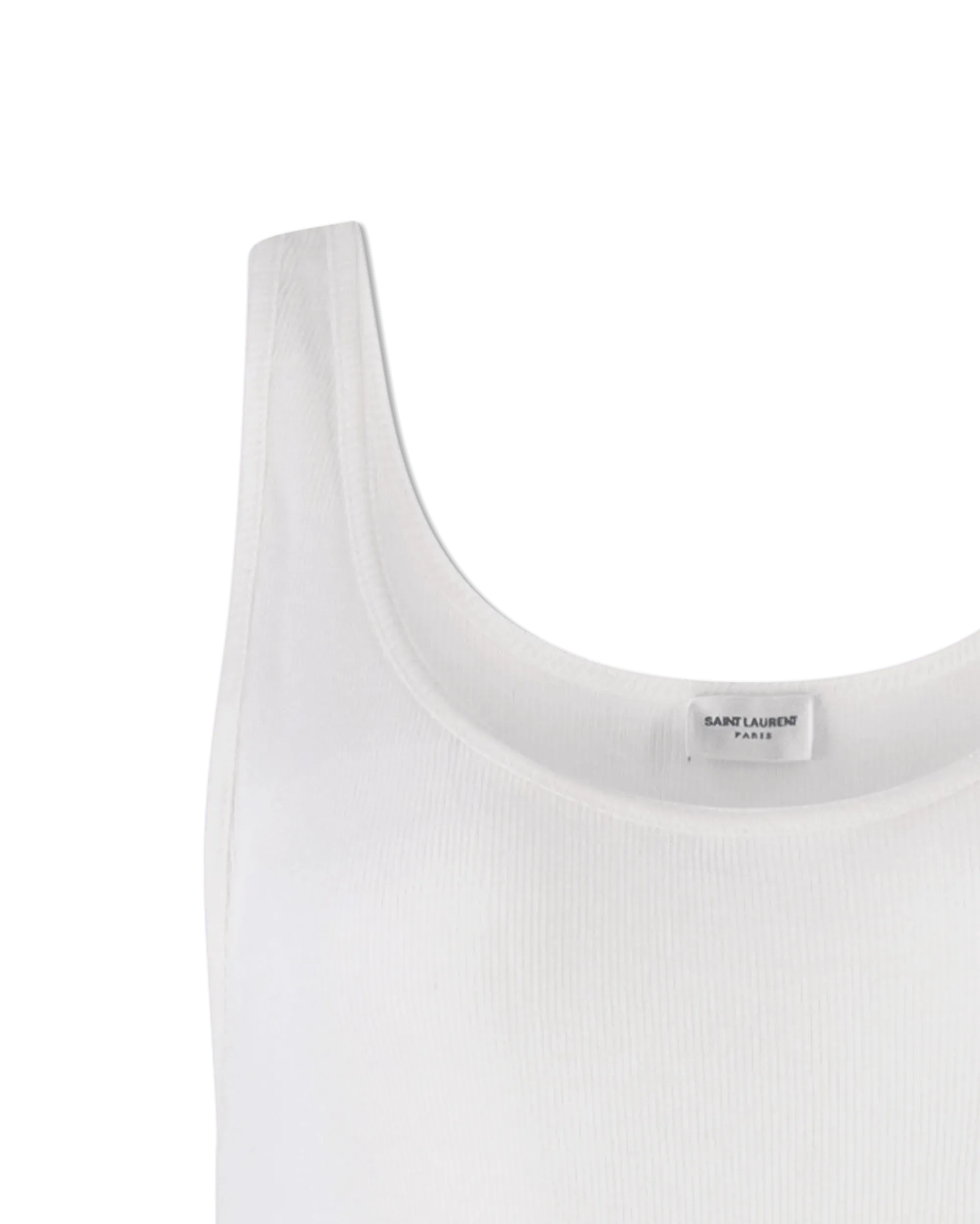 Semi-Sheer Jersey Tank Top - DIHSAN