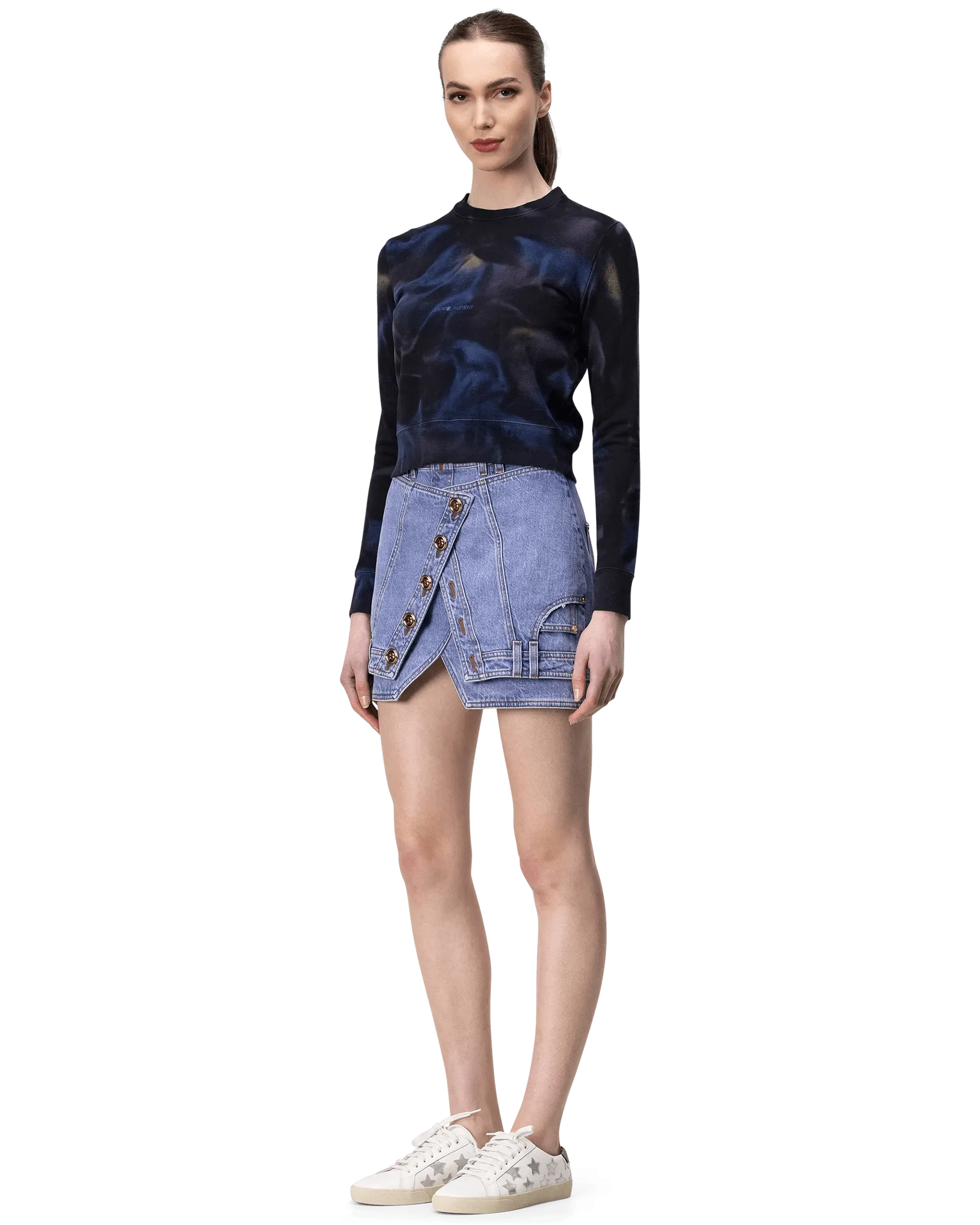 Tie Dye Swirl Crewneck Sweatshirt - DIHSAN