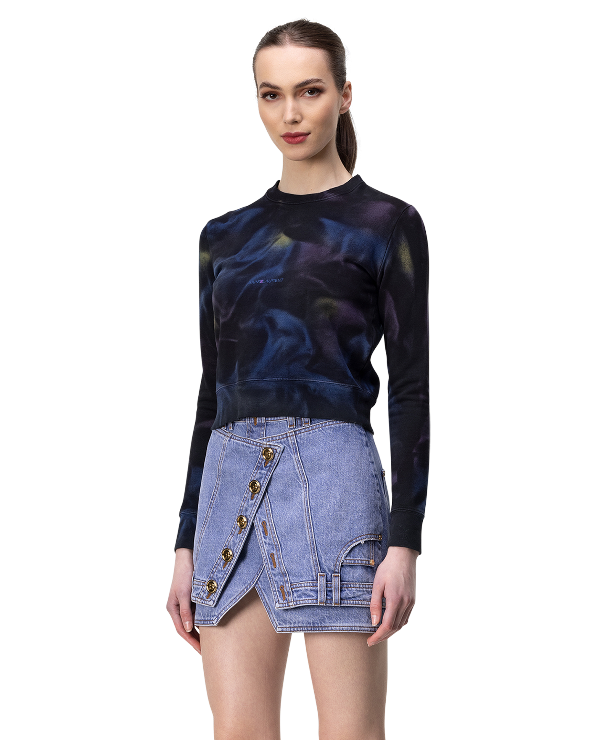 Tie Dye Swirl Crewneck Sweatshirt