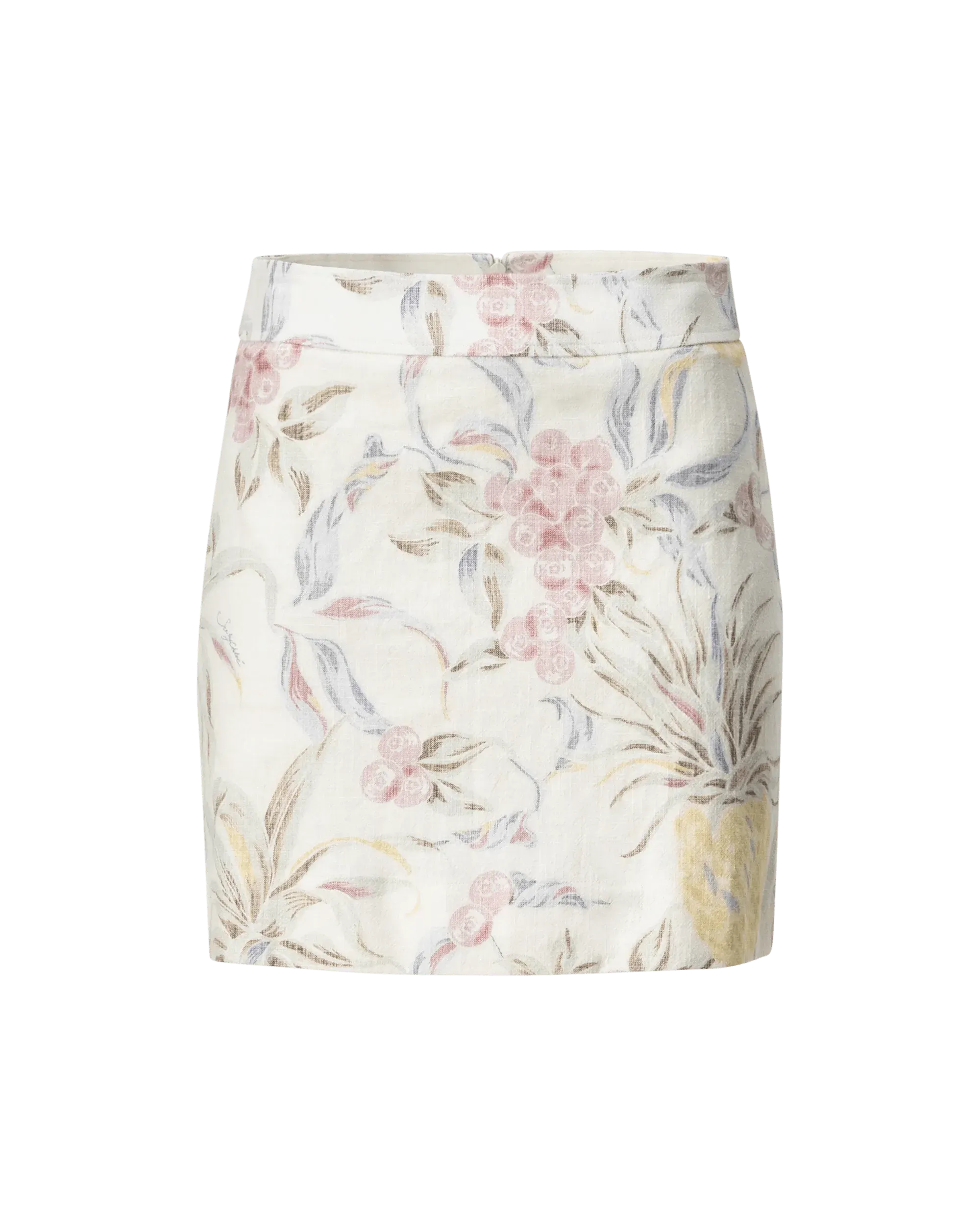 Spring Fruits High Waisted Mini Skirt - DIHSAN