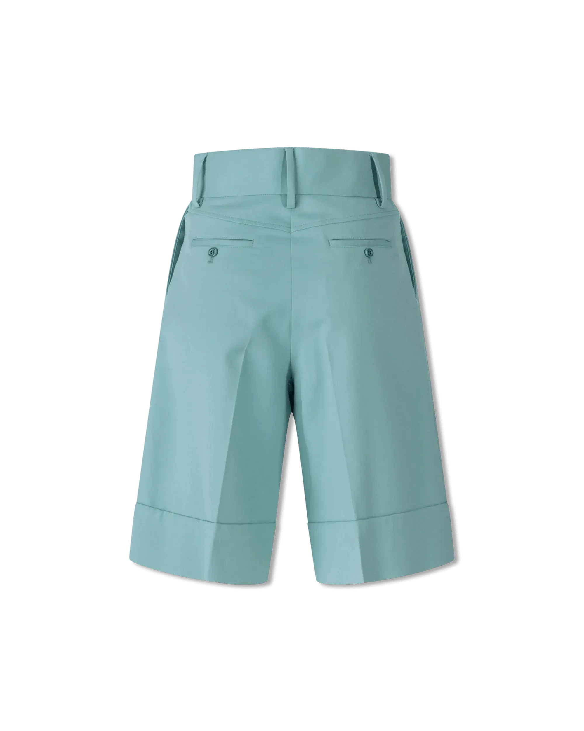 Tailored Cotton Bermuda Shorts - DIHSAN