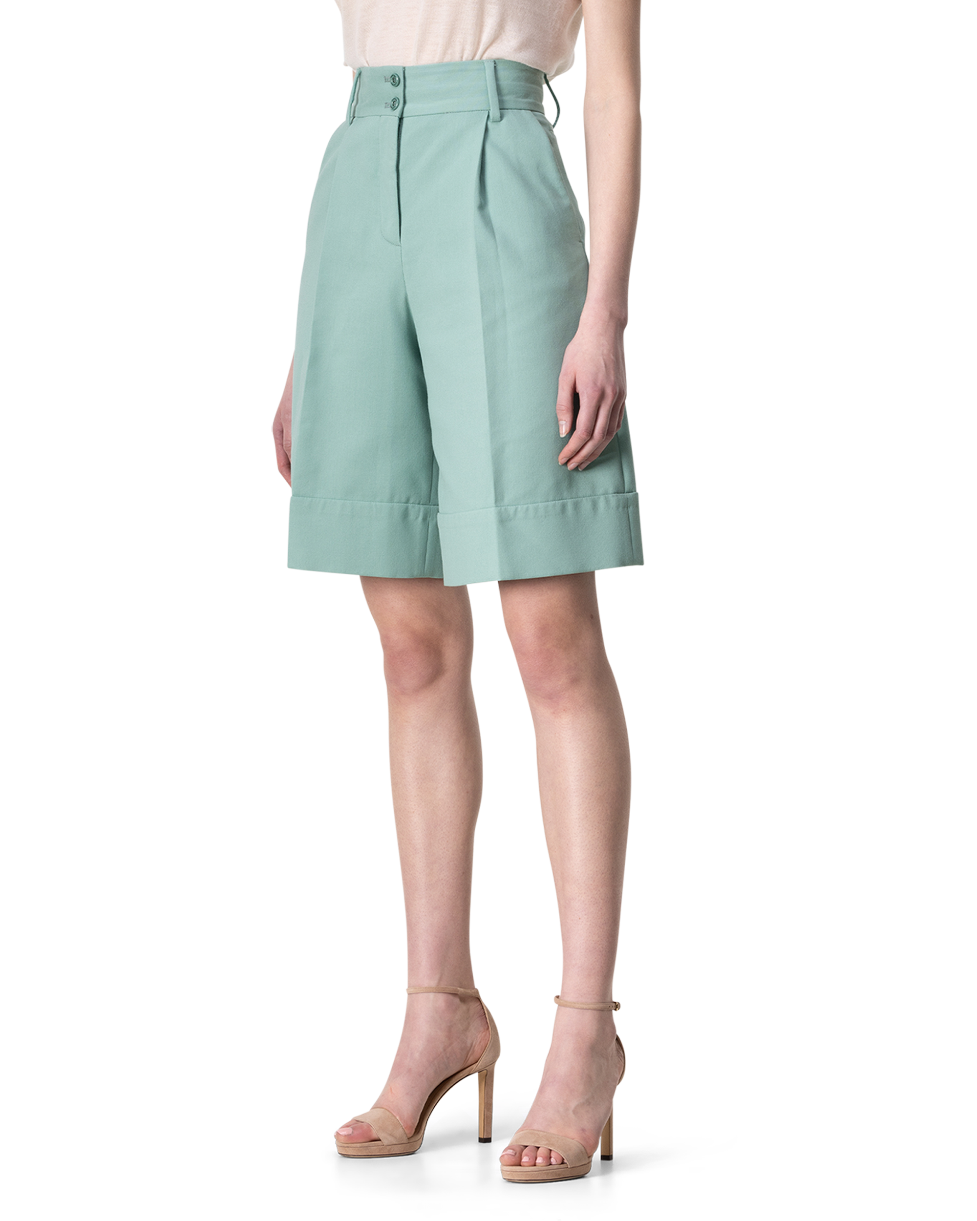 Tailored Cotton Bermuda Shorts