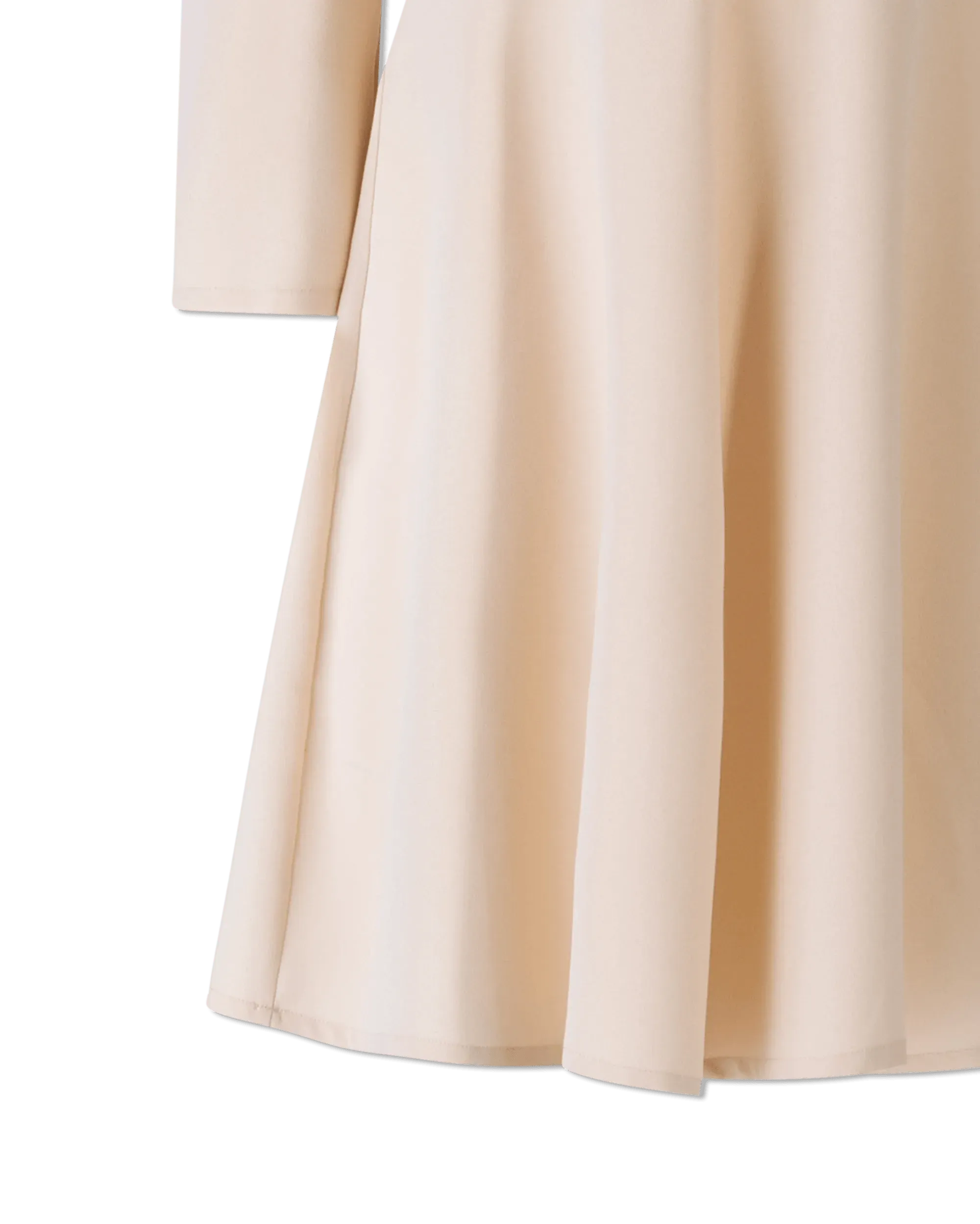Bow Neck Crepe Dress - DIHSAN