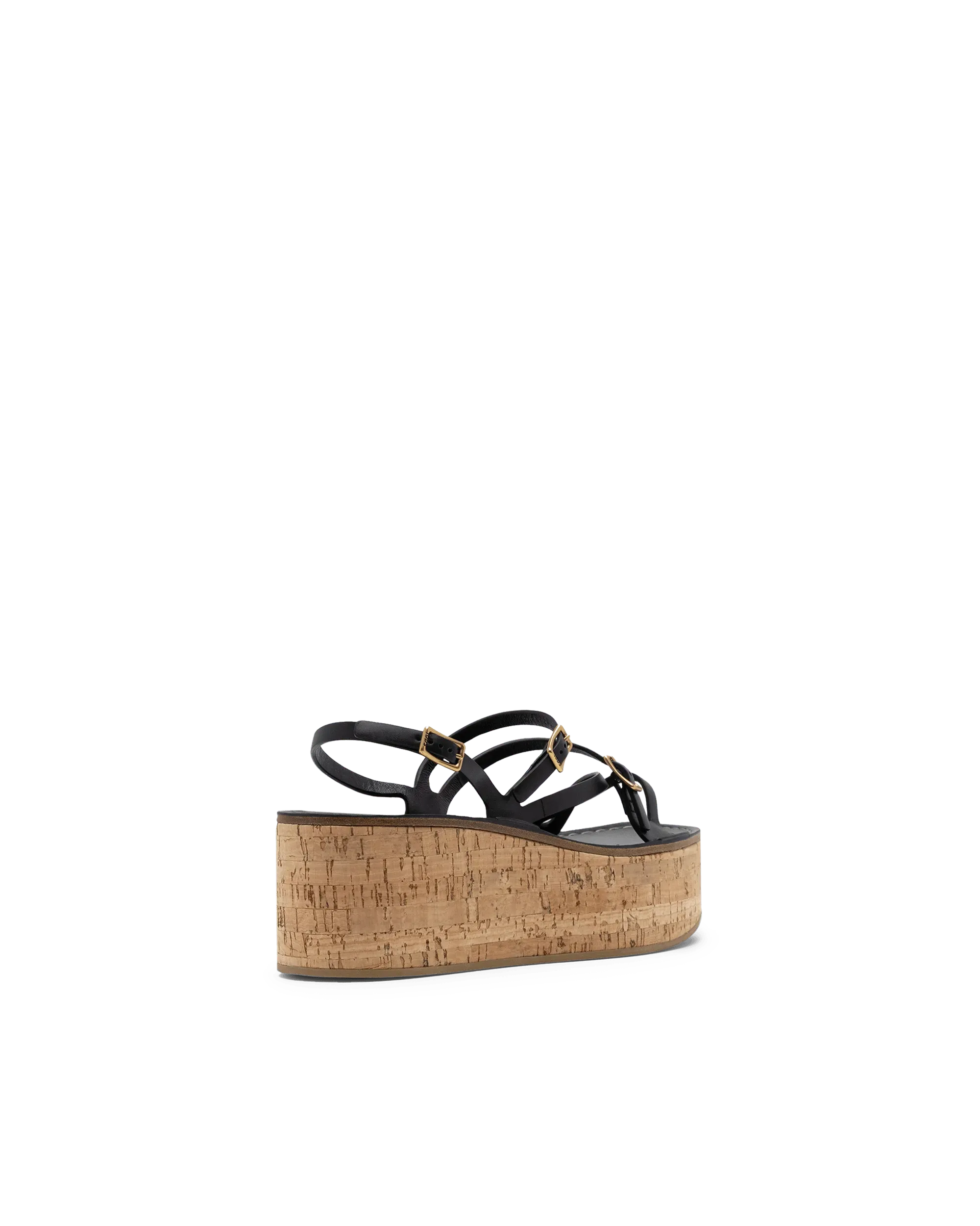 Cross Strap Wedge Sandals - DIHSAN