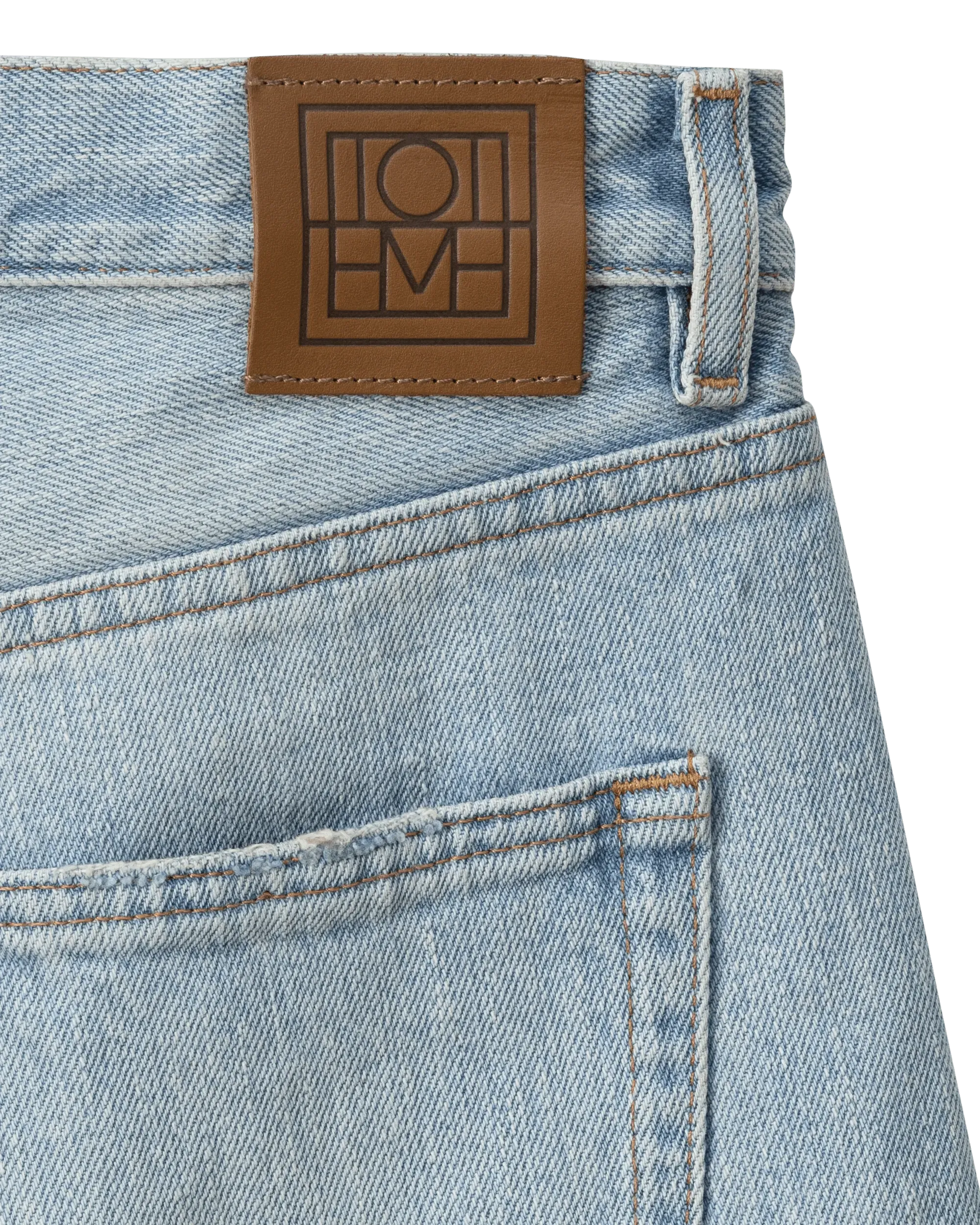 Twisted Seam Cropped Jeans - DIHSAN