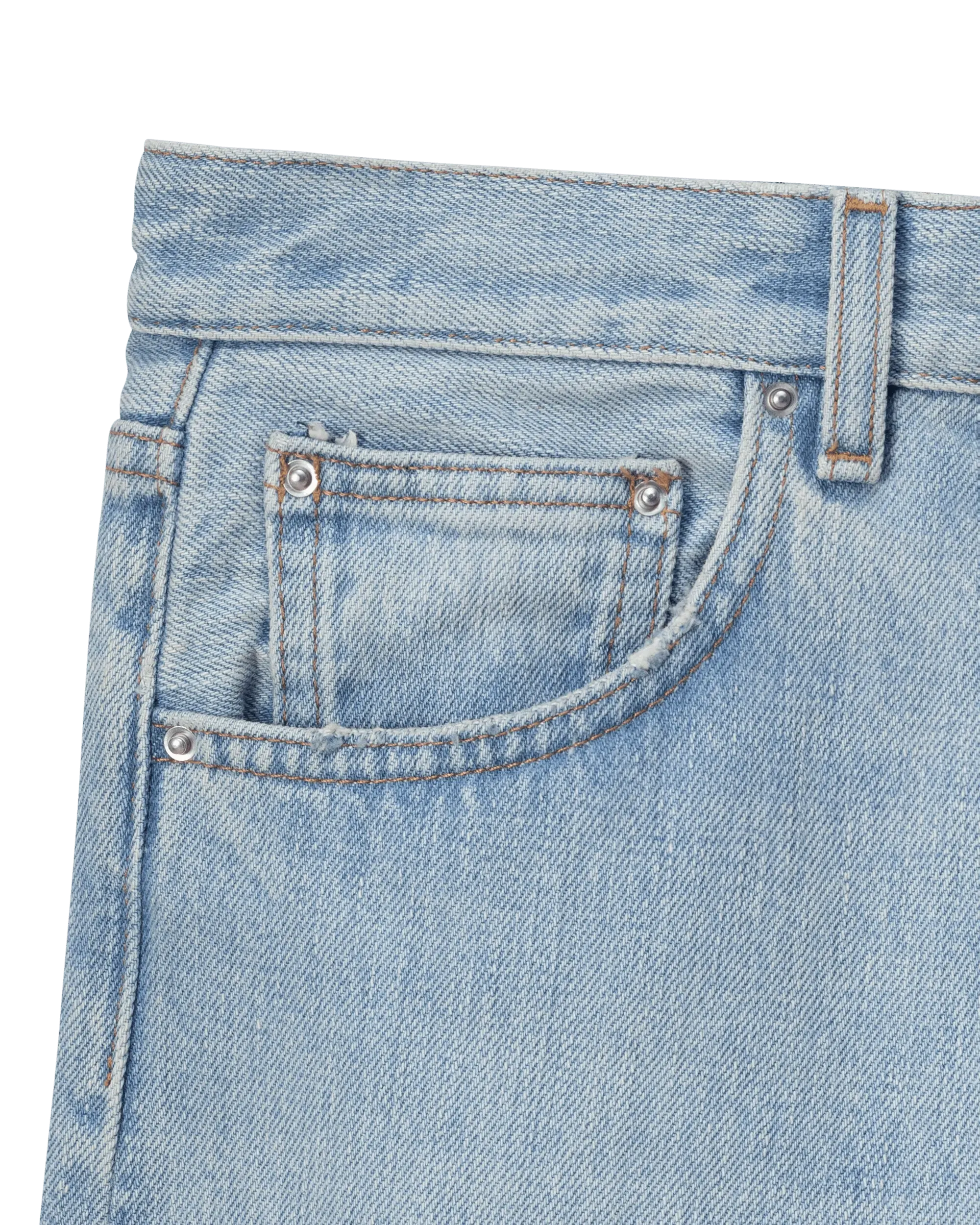 Twisted Seam Cropped Jeans - DIHSAN