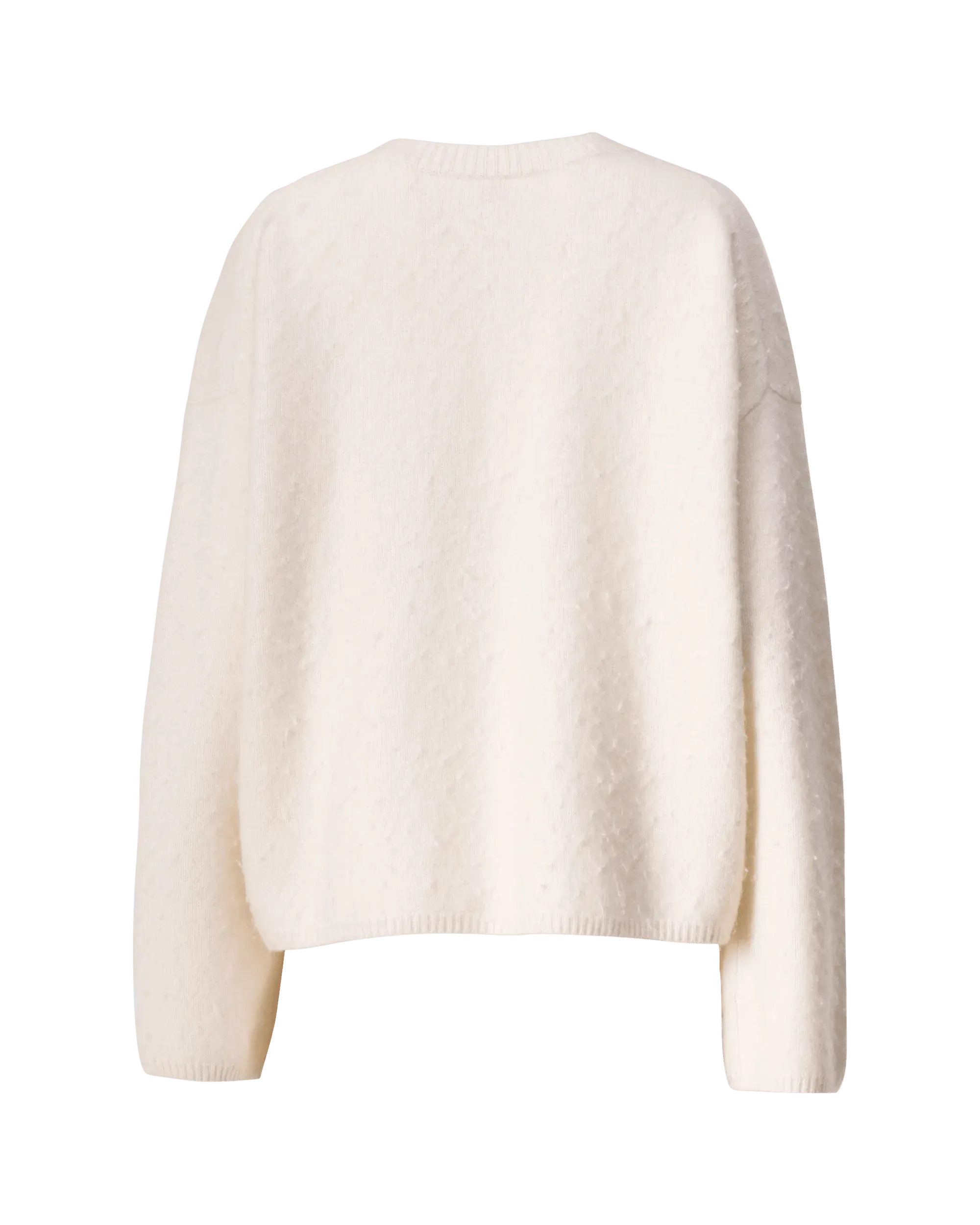 Cashmere Knit Crewneck Sweater - DIHSAN