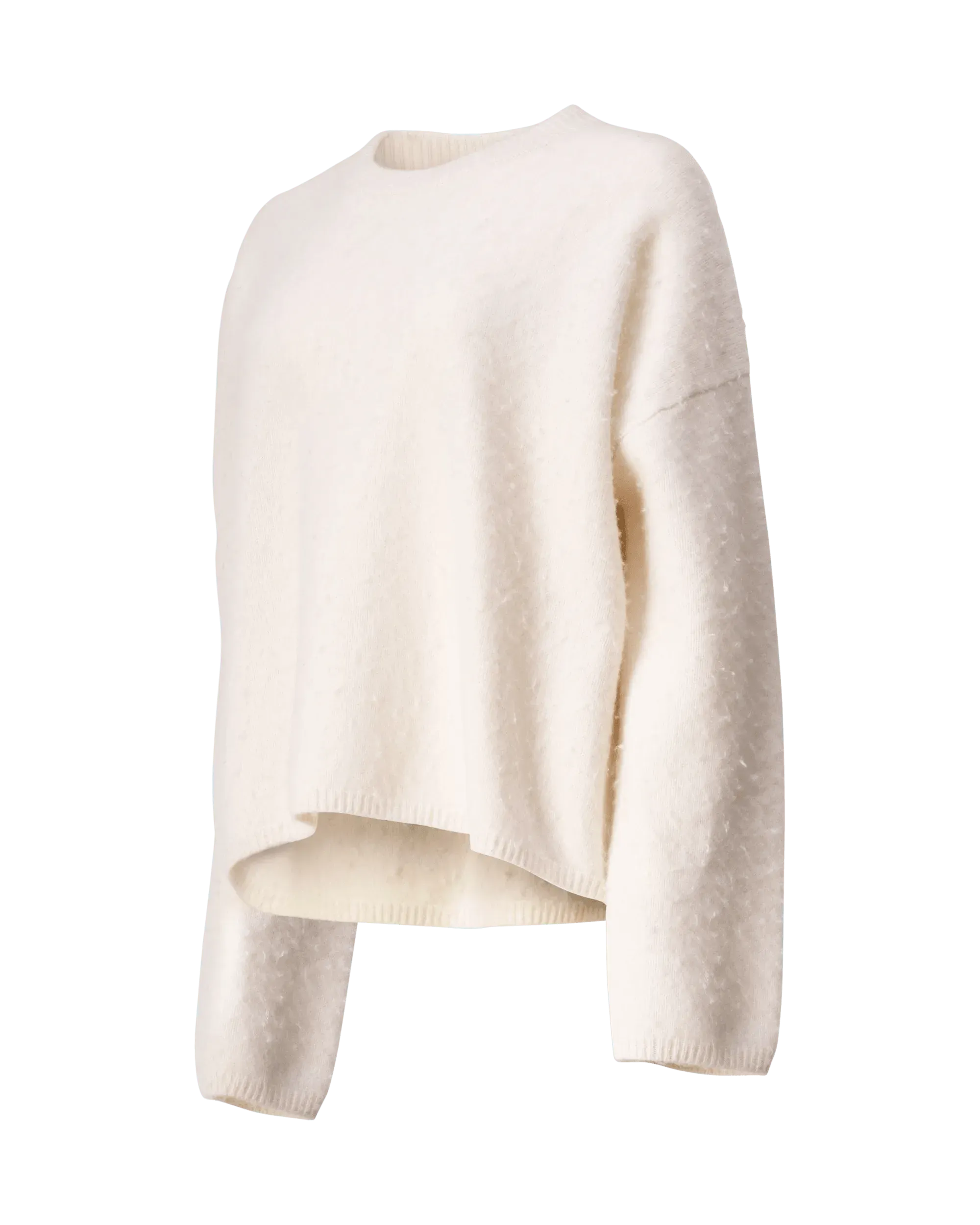 Cashmere Knit Crewneck Sweater - DIHSAN