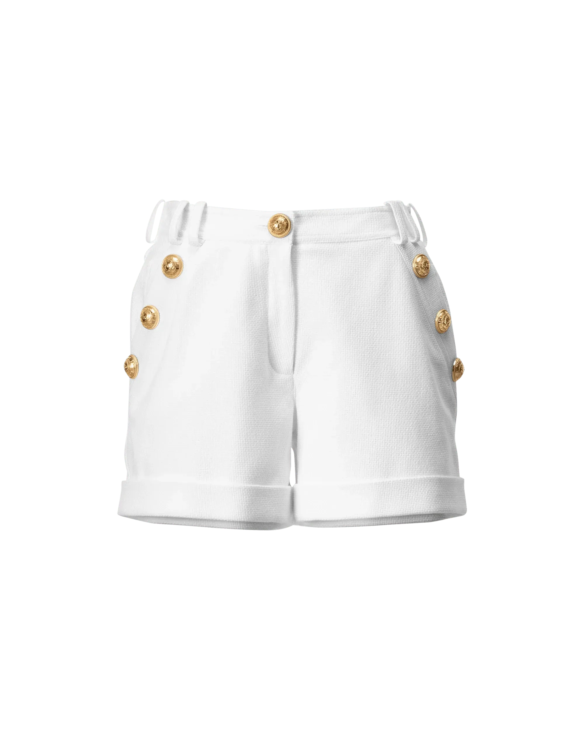 Low-Rise Cotton Shorts - DIHSAN