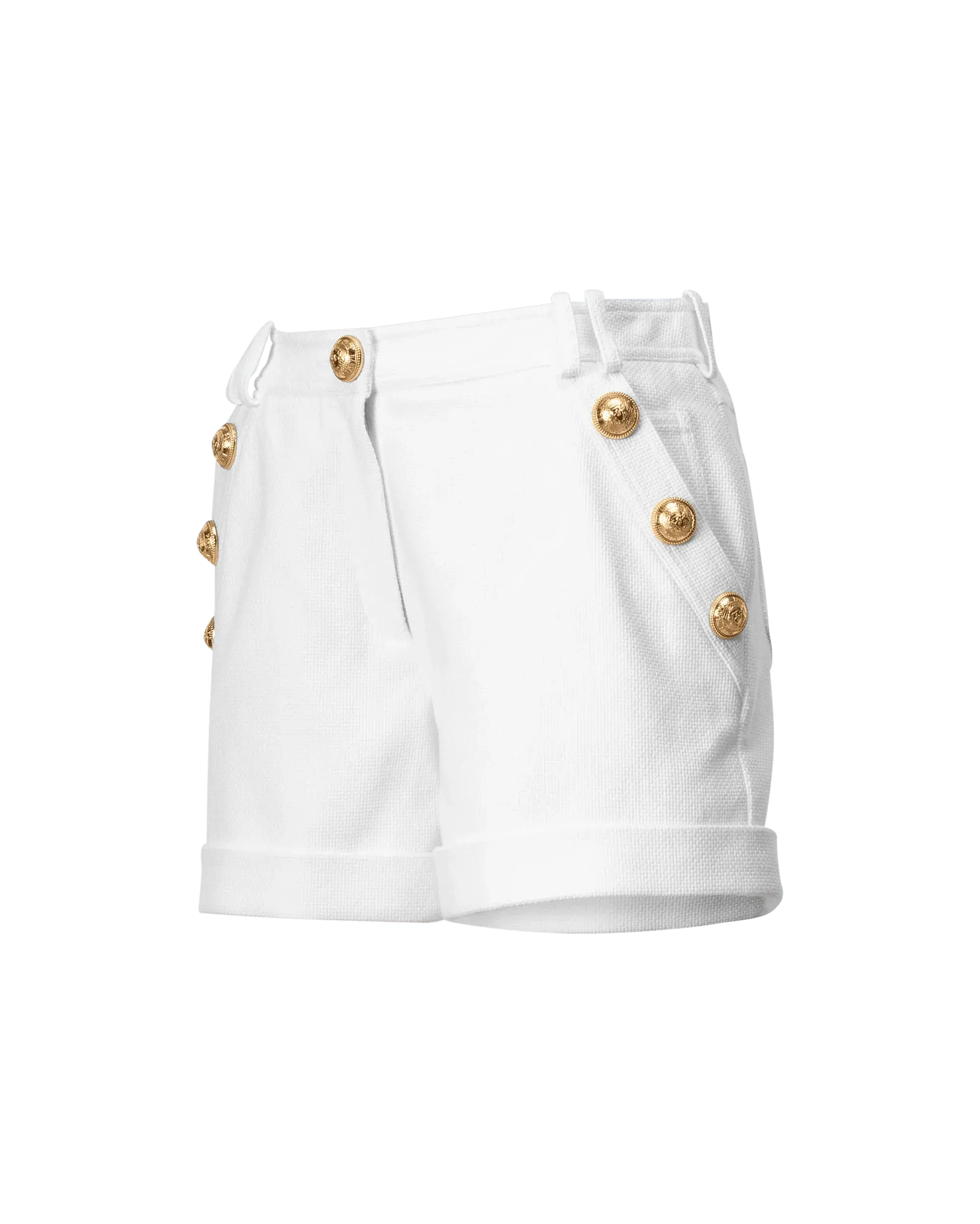 Low-Rise Cotton Shorts - DIHSAN