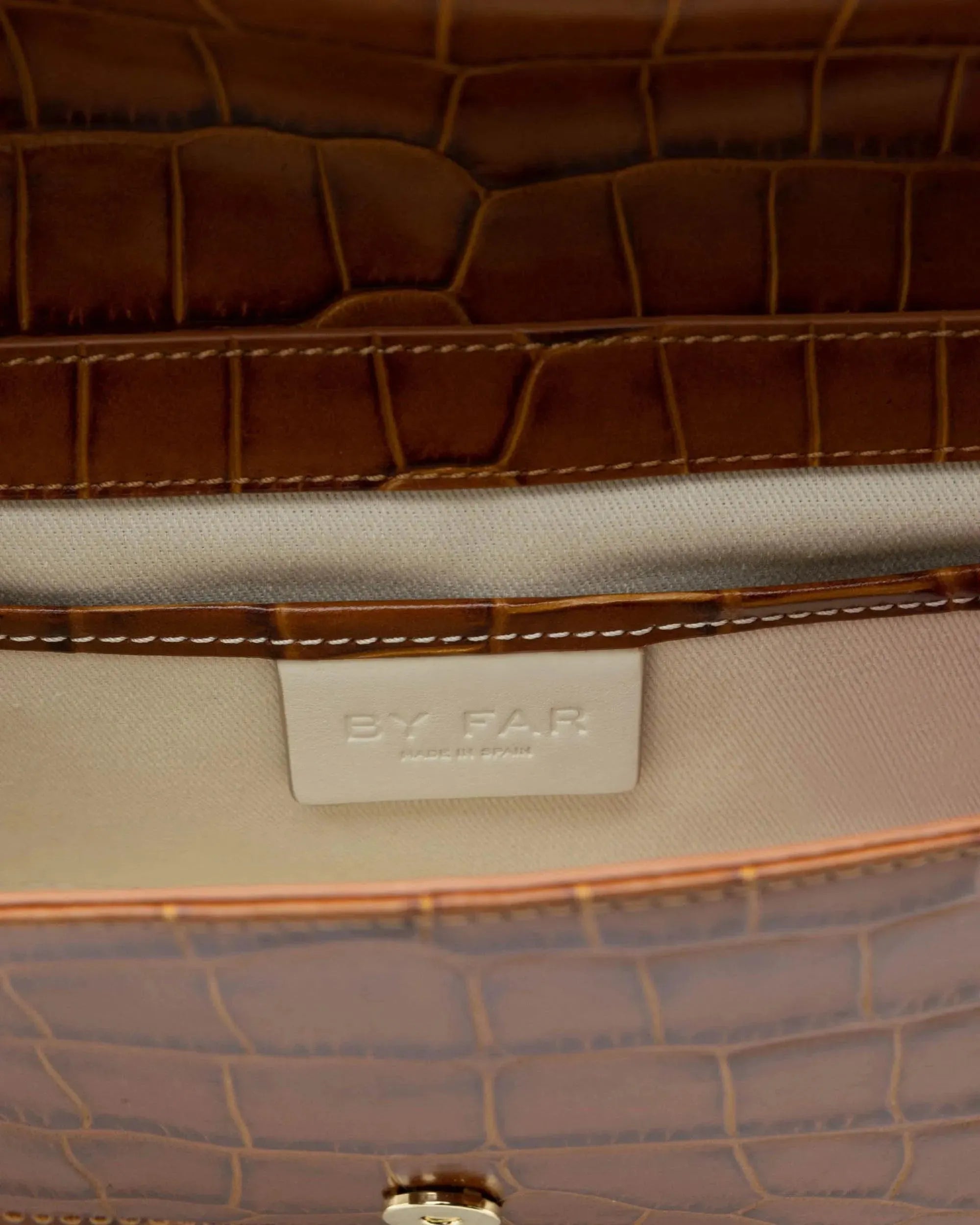Miranda Croc-Effect Shoulder Bag - DIHSAN