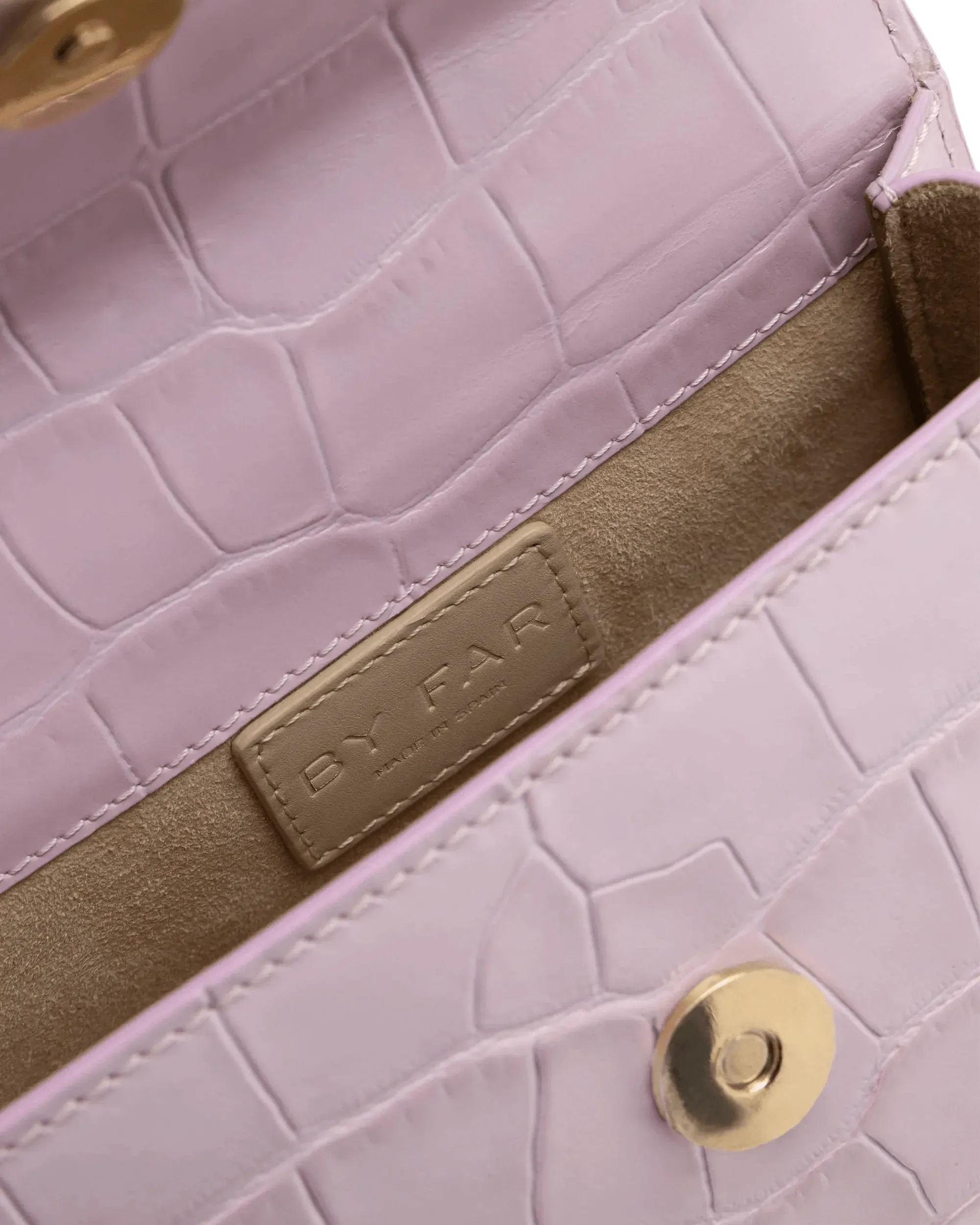 Mini Croc-Effect Crossbody Bag - DIHSAN