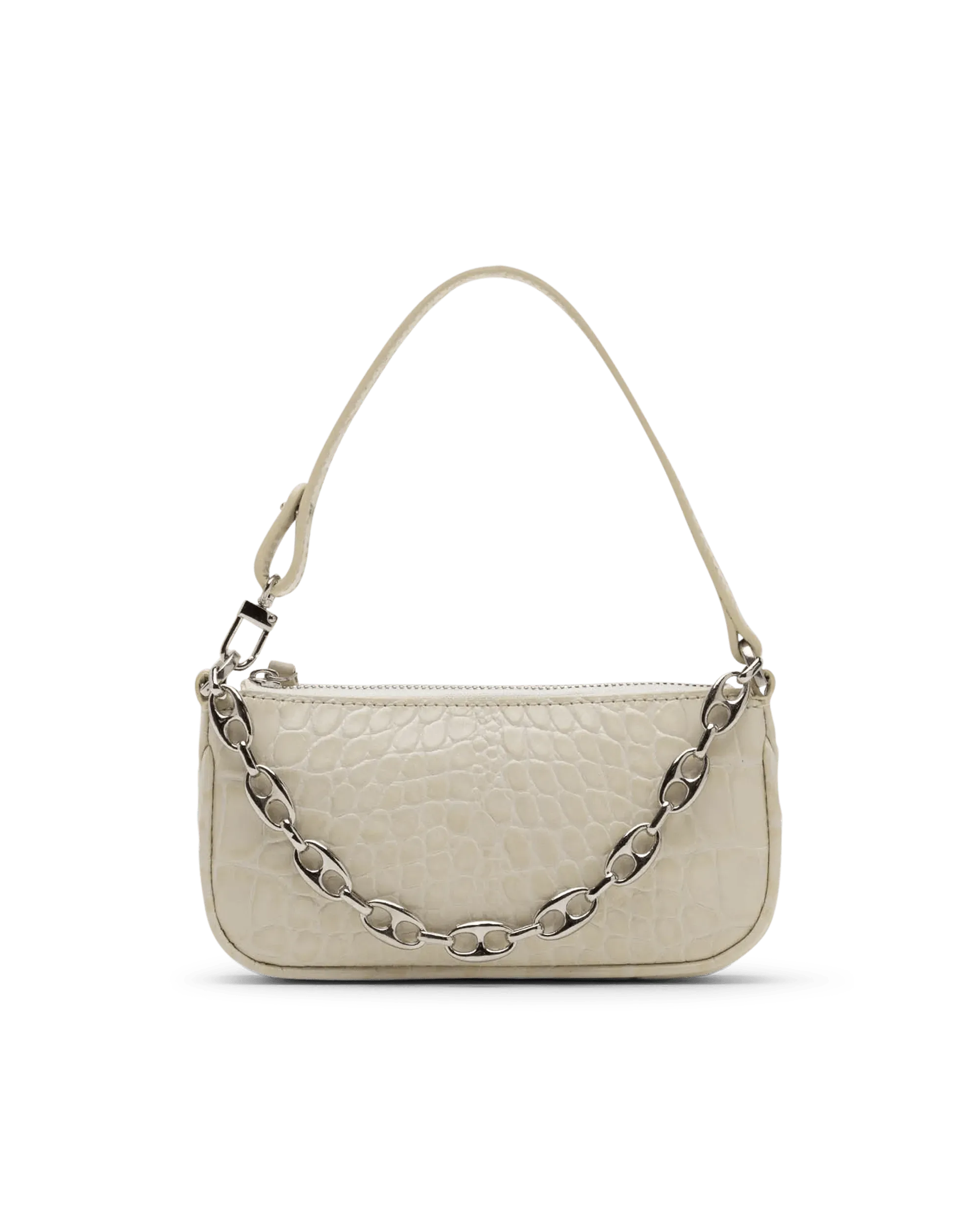 Mini Rachel Croc-Effect Shoulder Bag - DIHSAN