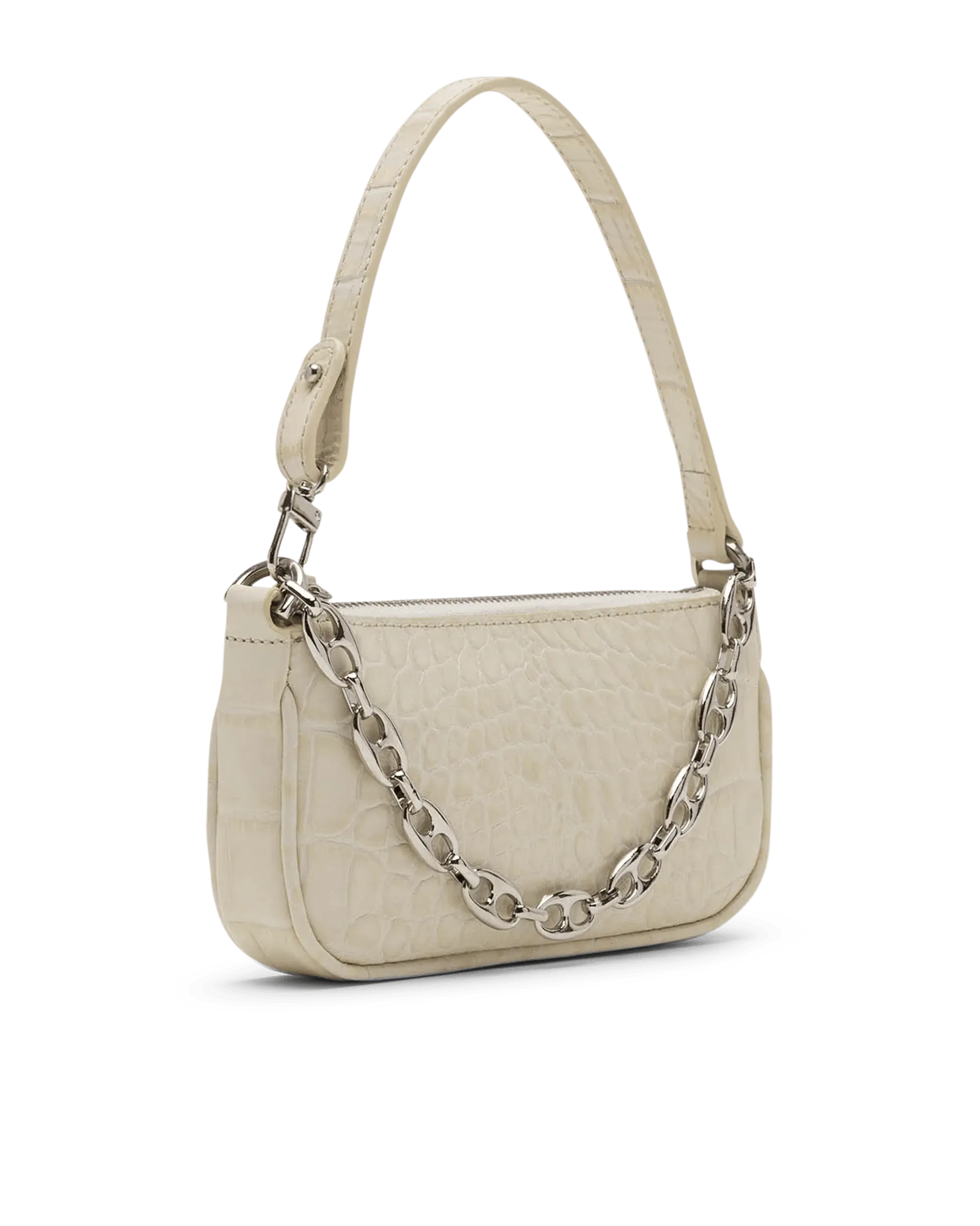 Mini Rachel Croc-Effect Shoulder Bag - DIHSAN