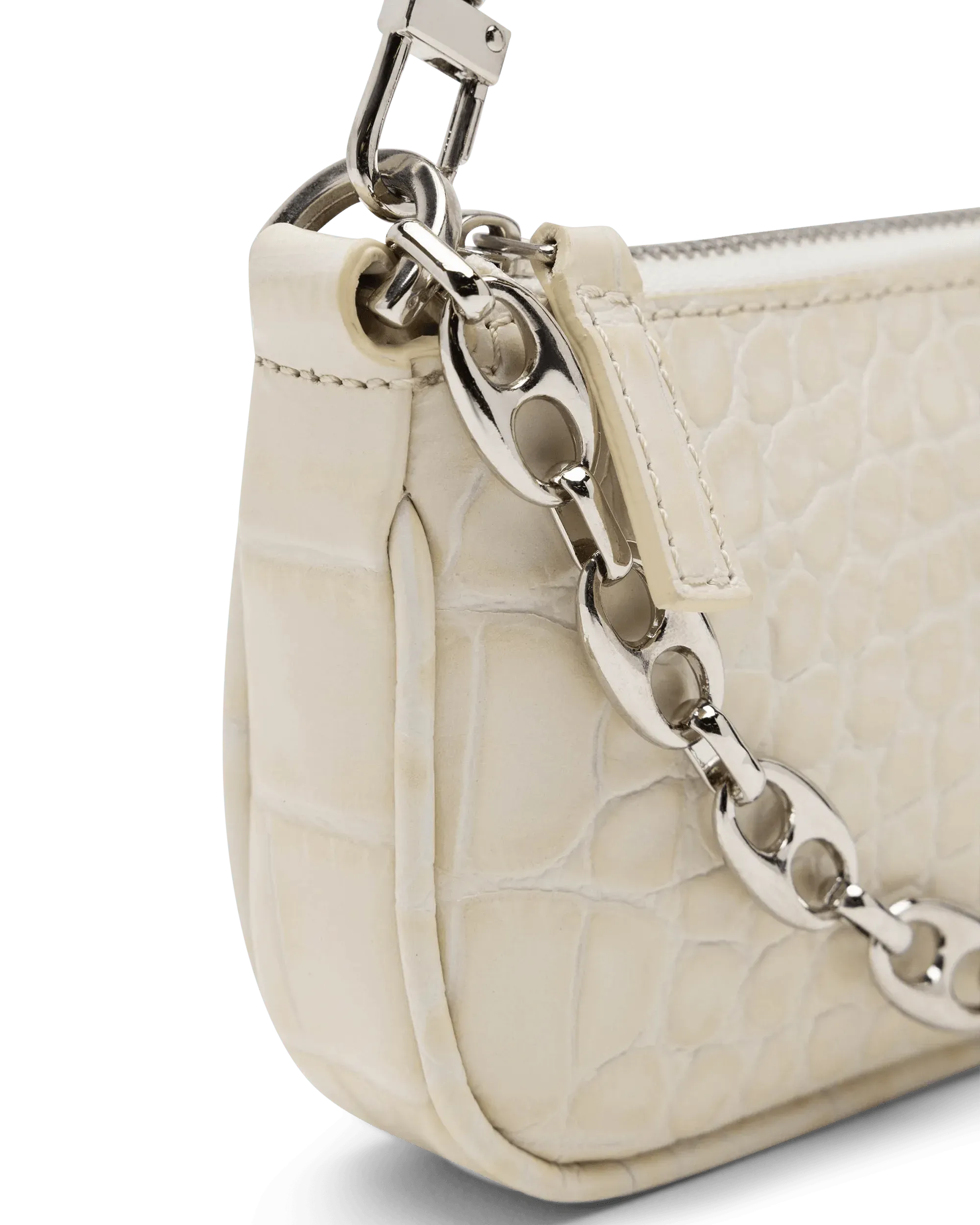 Mini Rachel Croc-Effect Shoulder Bag - DIHSAN