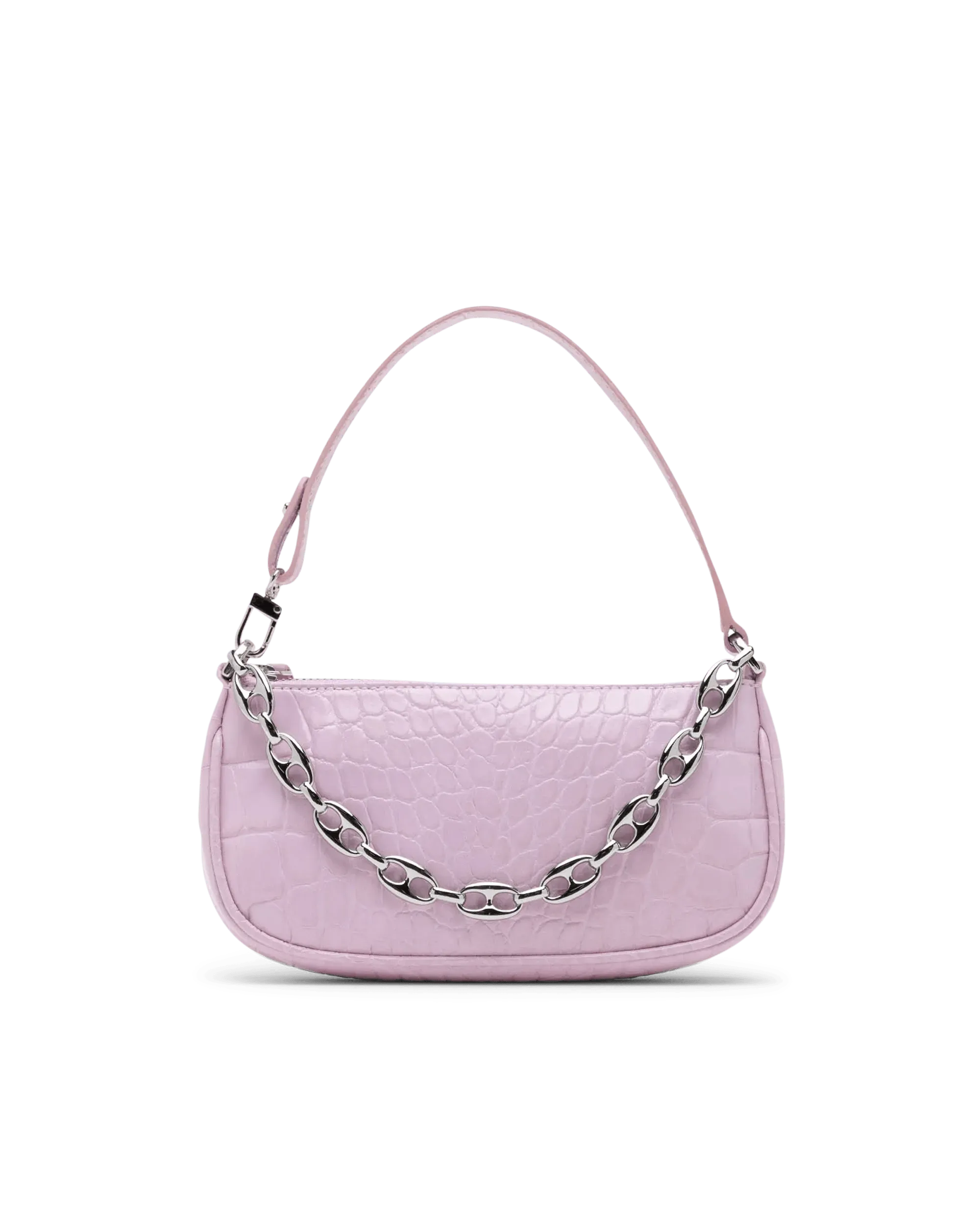 Mini Rachel Croc-Effect Shoulder Bag - DIHSAN