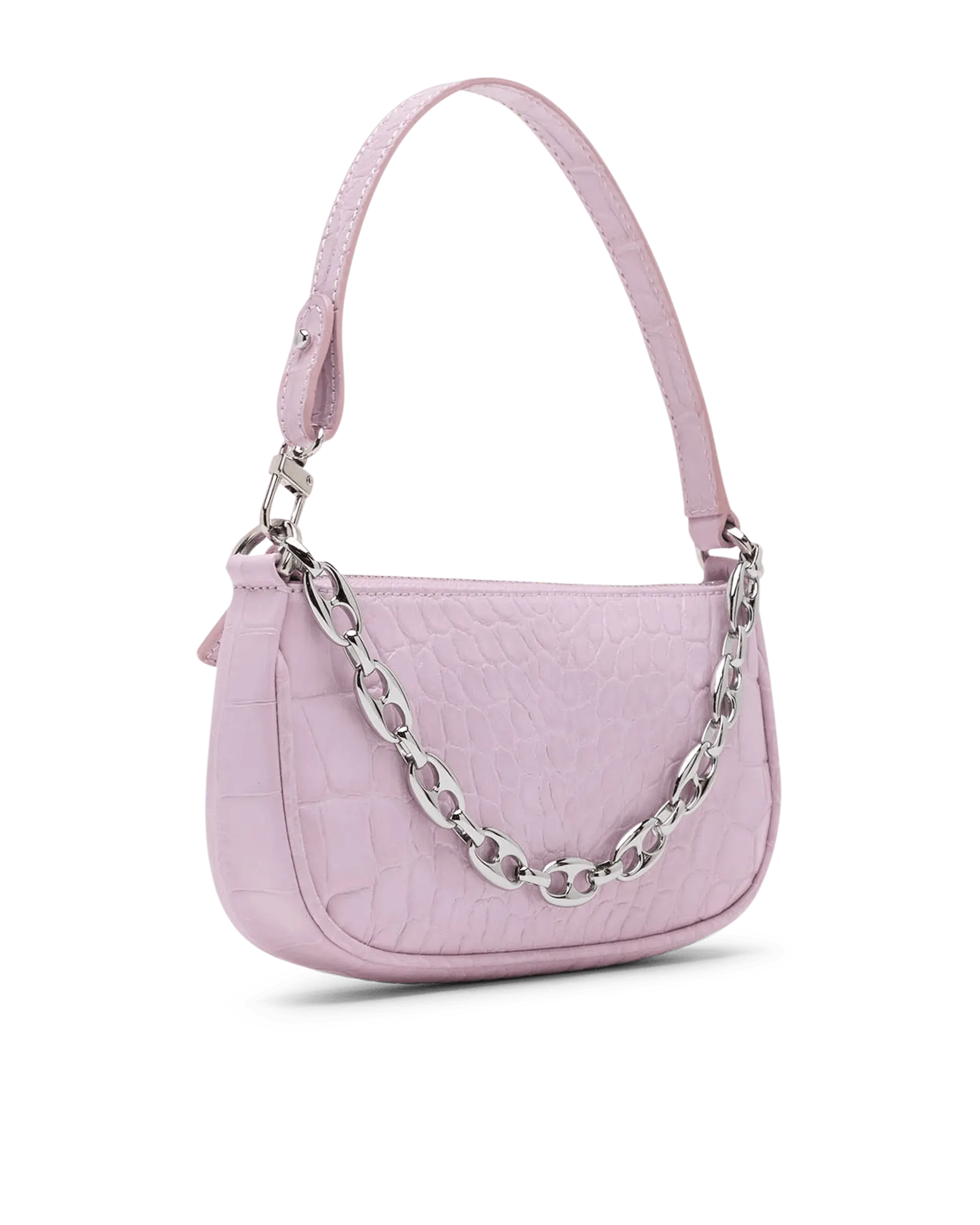 Mini Rachel Croc-Effect Shoulder Bag - DIHSAN