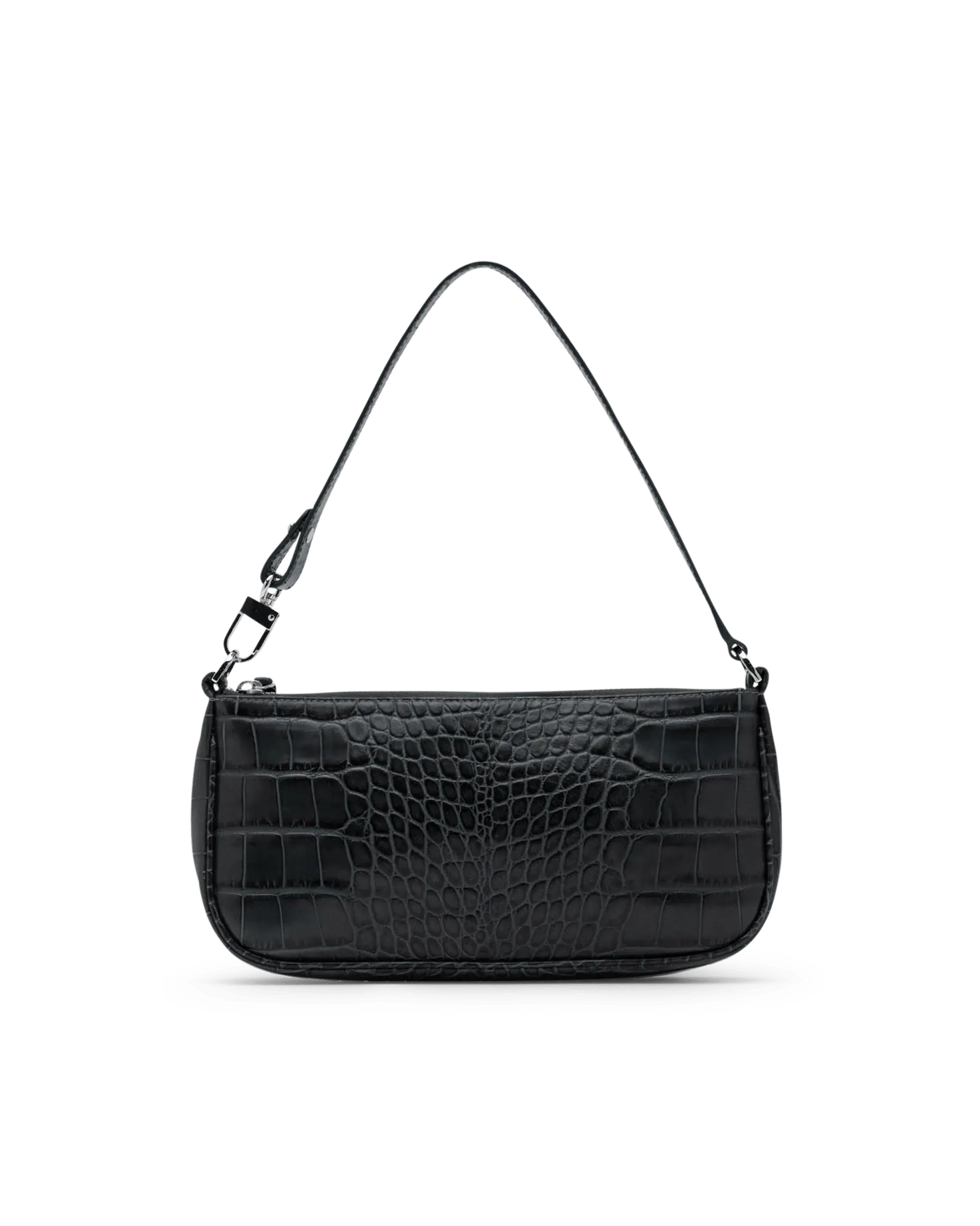 Rachel Croc-Effect Shoulder Bag - DIHSAN