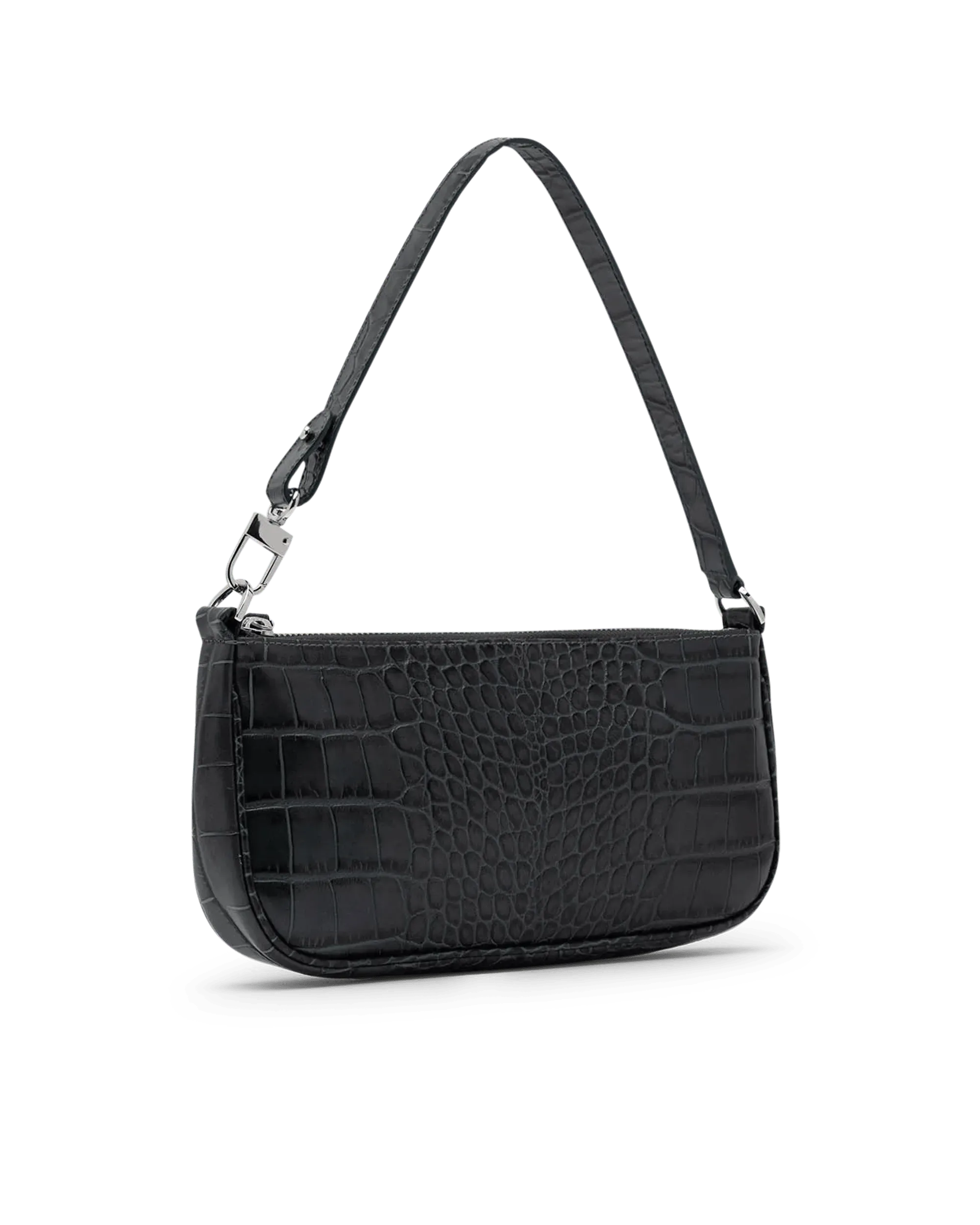 Rachel Croc-Effect Shoulder Bag - DIHSAN