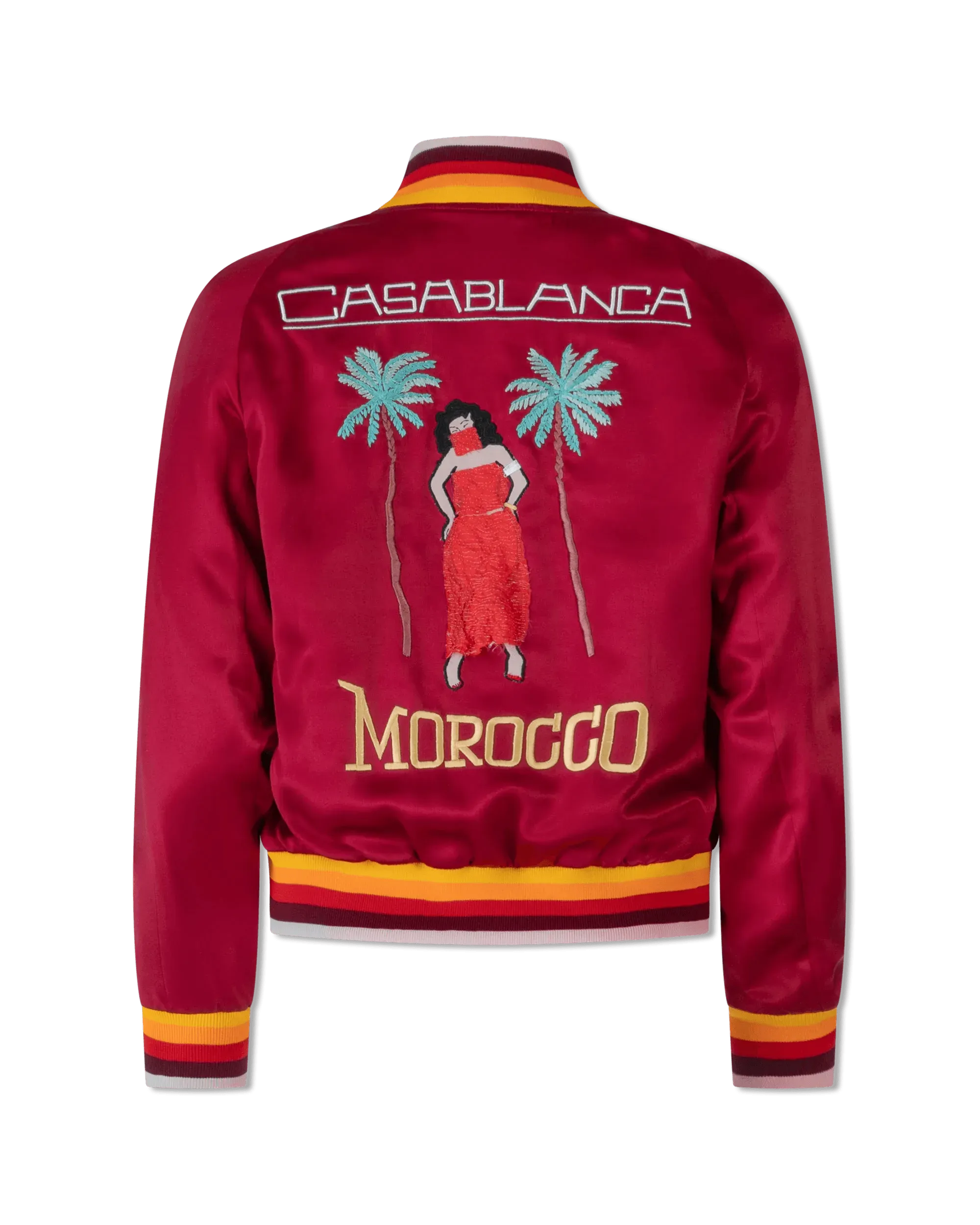 Embroidered Bomber Jacket - DIHSAN