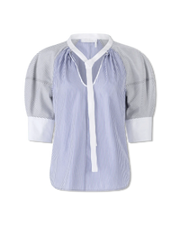 Pinstriped Poplin Top - DIHSAN
