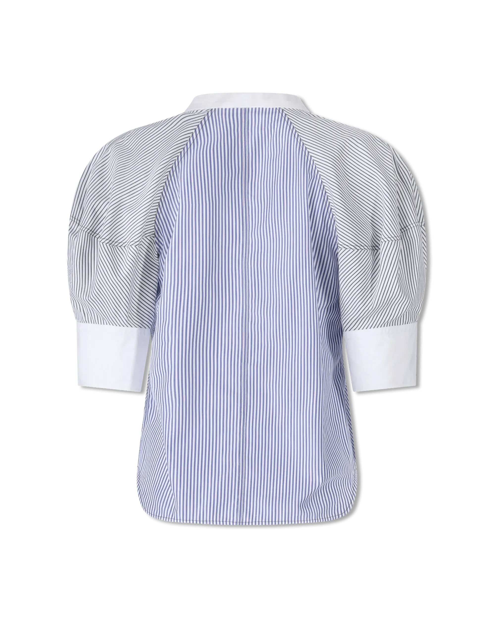 Pinstriped Poplin Top - DIHSAN