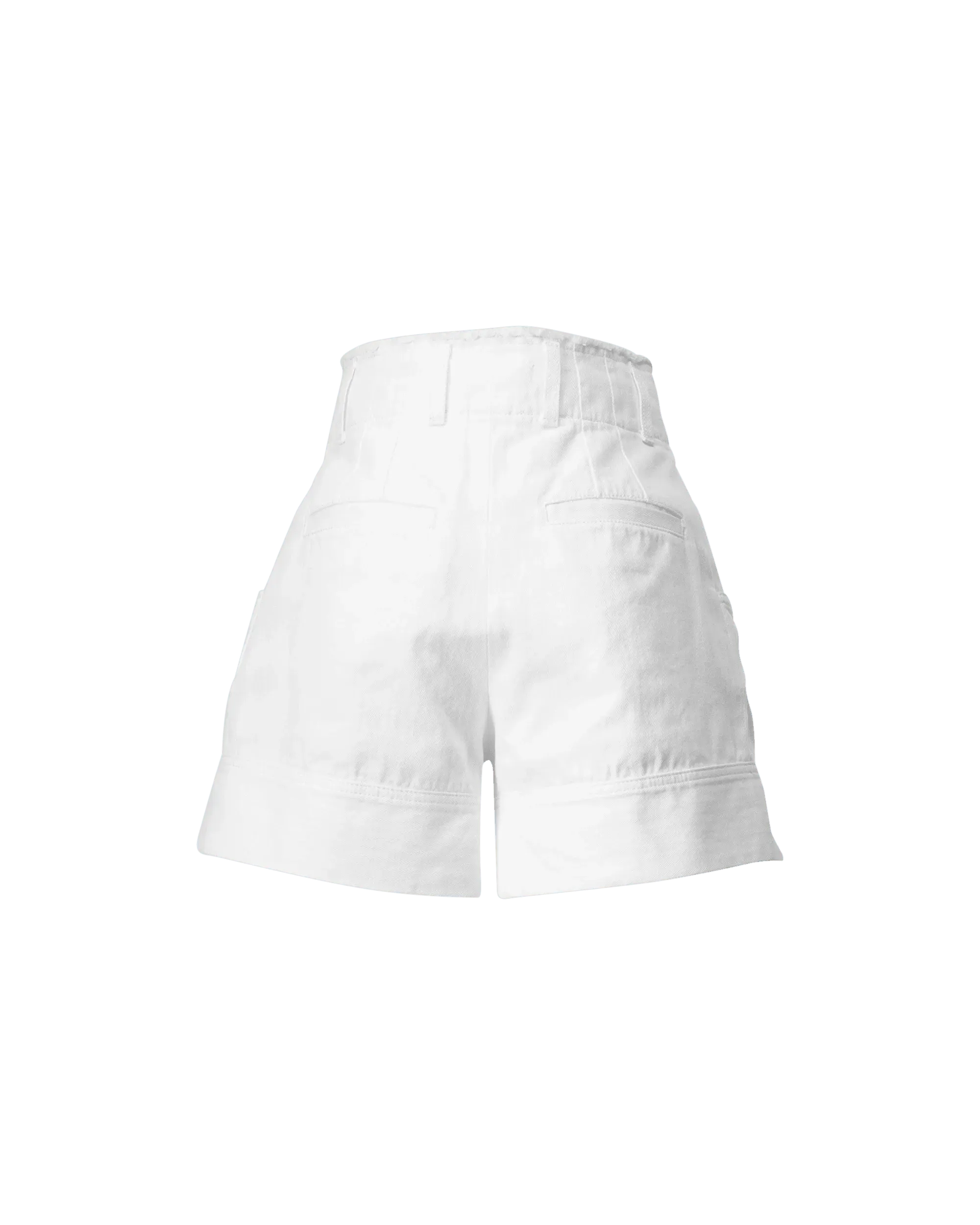High Waisted Chevron Shorts - DIHSAN