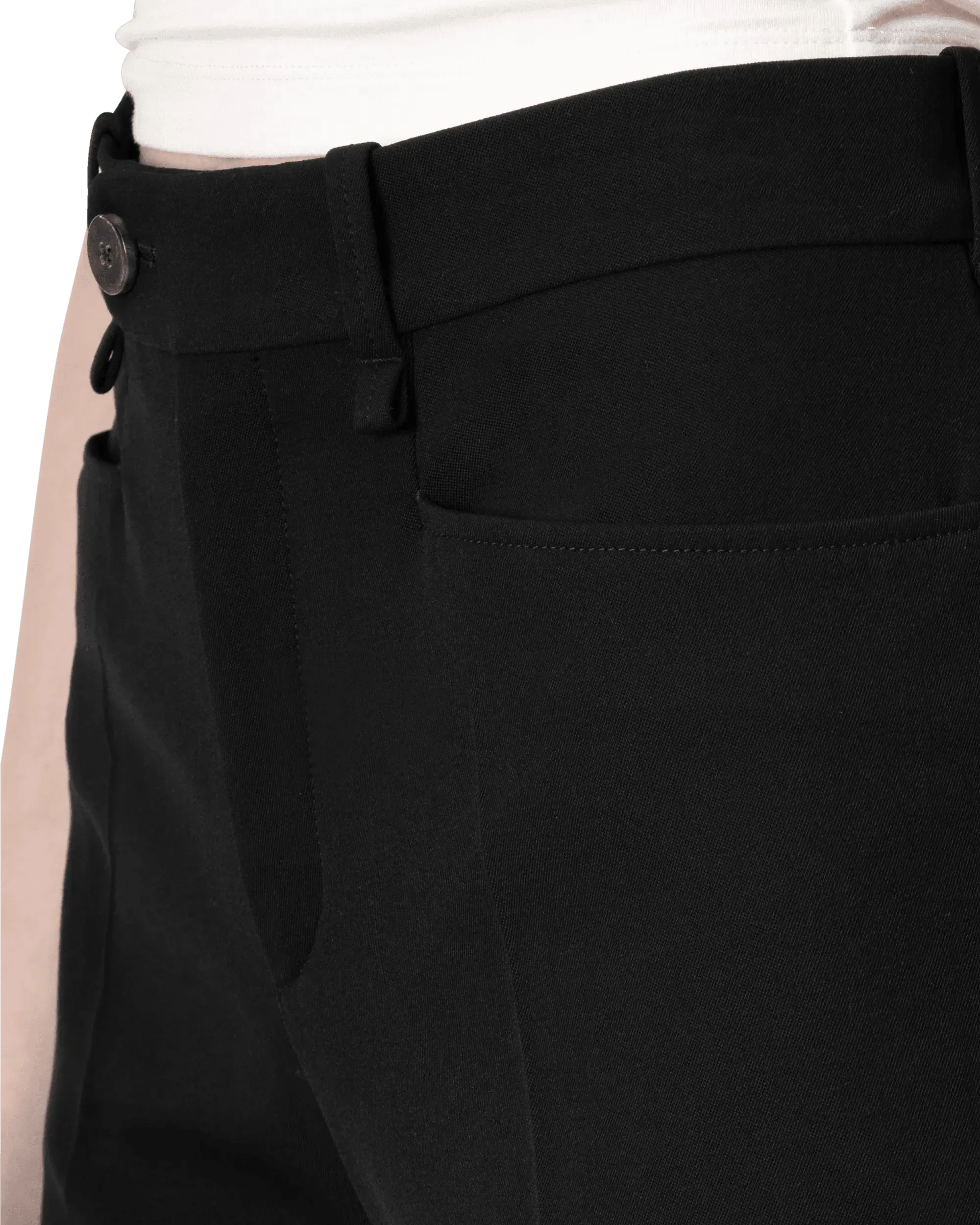 High Waisted Wide Leg Trousers - DIHSAN