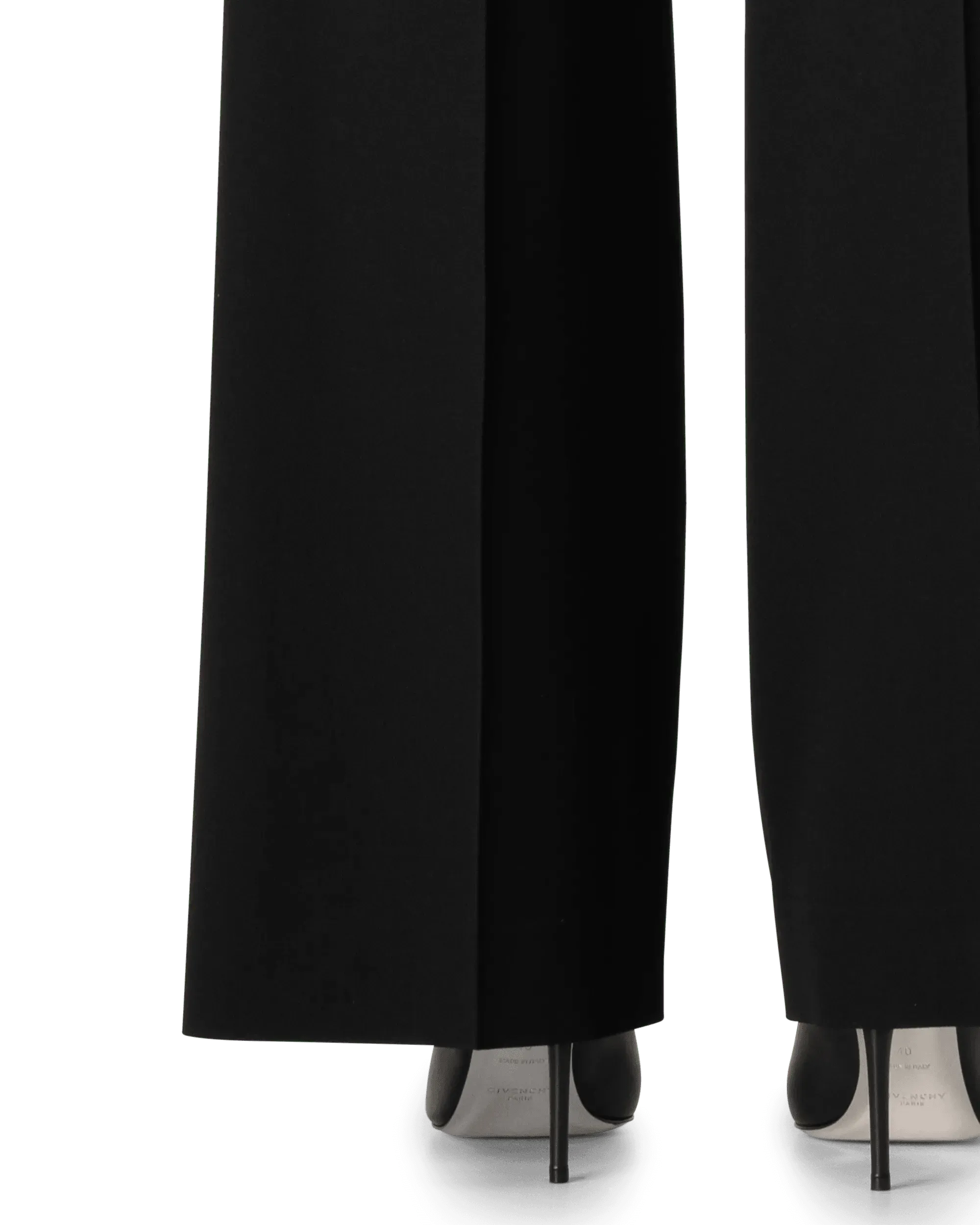 High Waisted Wide Leg Trousers - DIHSAN