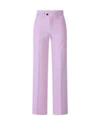 High Waisted Wide Leg Trousers - DIHSAN
