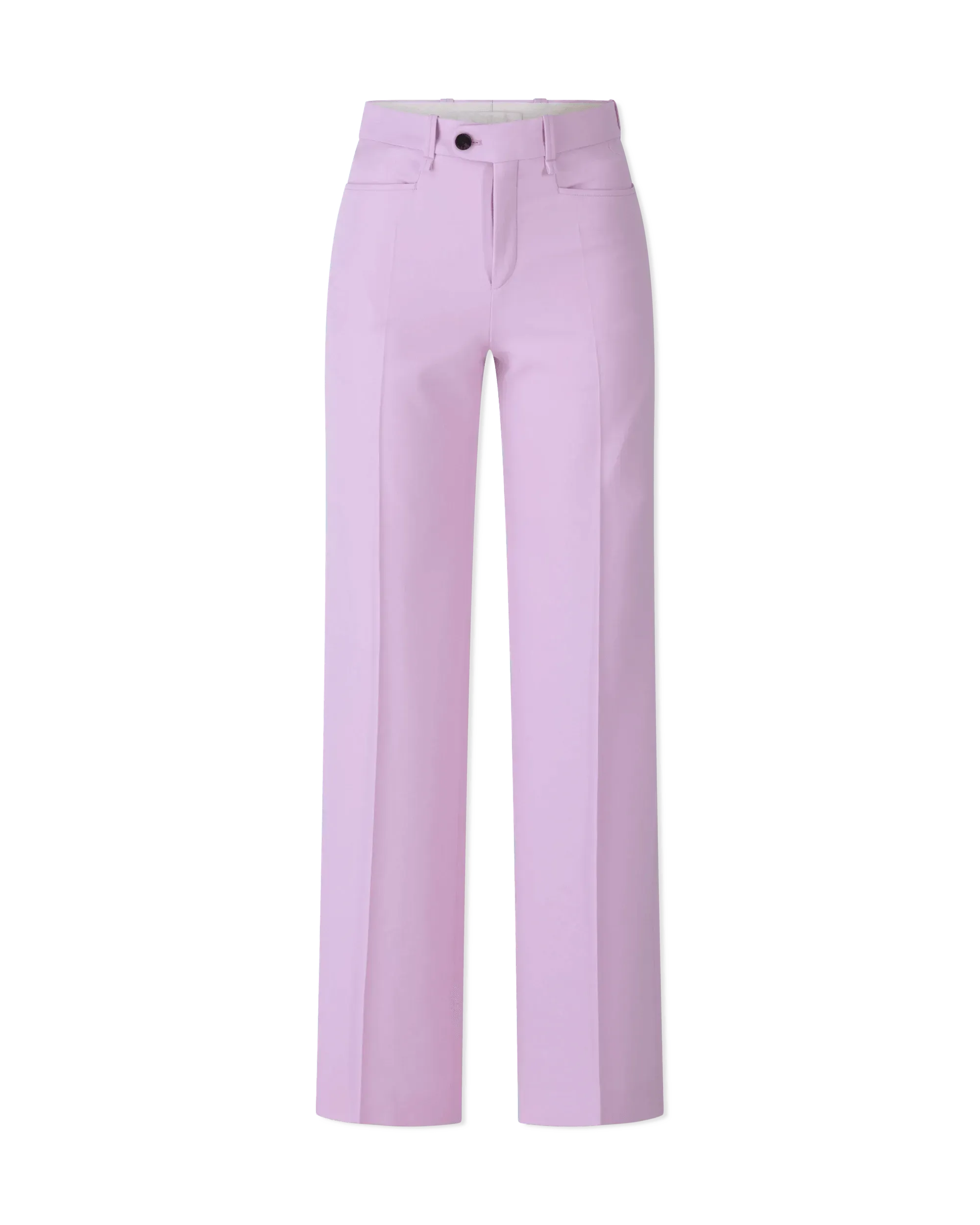 High Waisted Wide Leg Trousers - DIHSAN