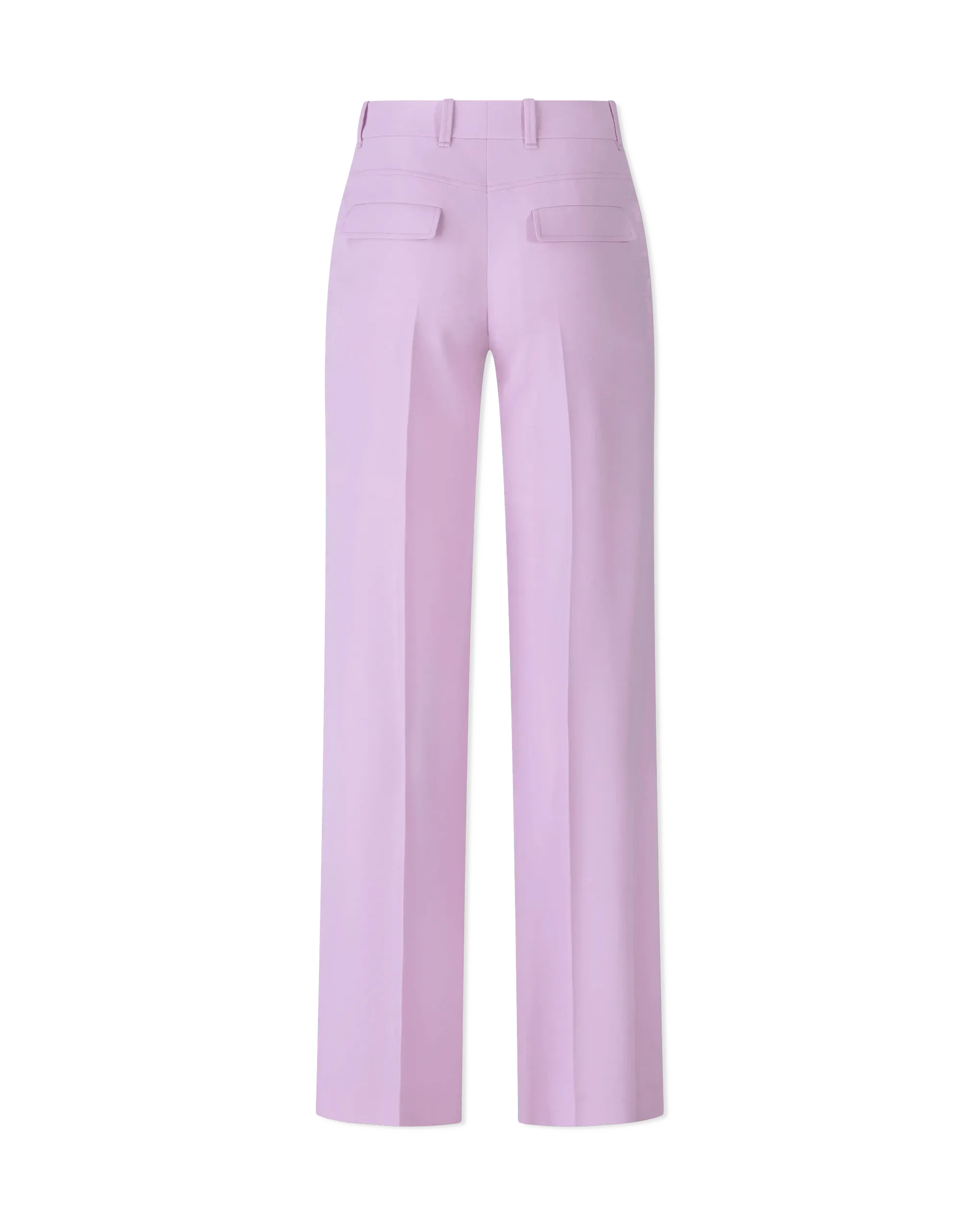 High Waisted Wide Leg Trousers - DIHSAN