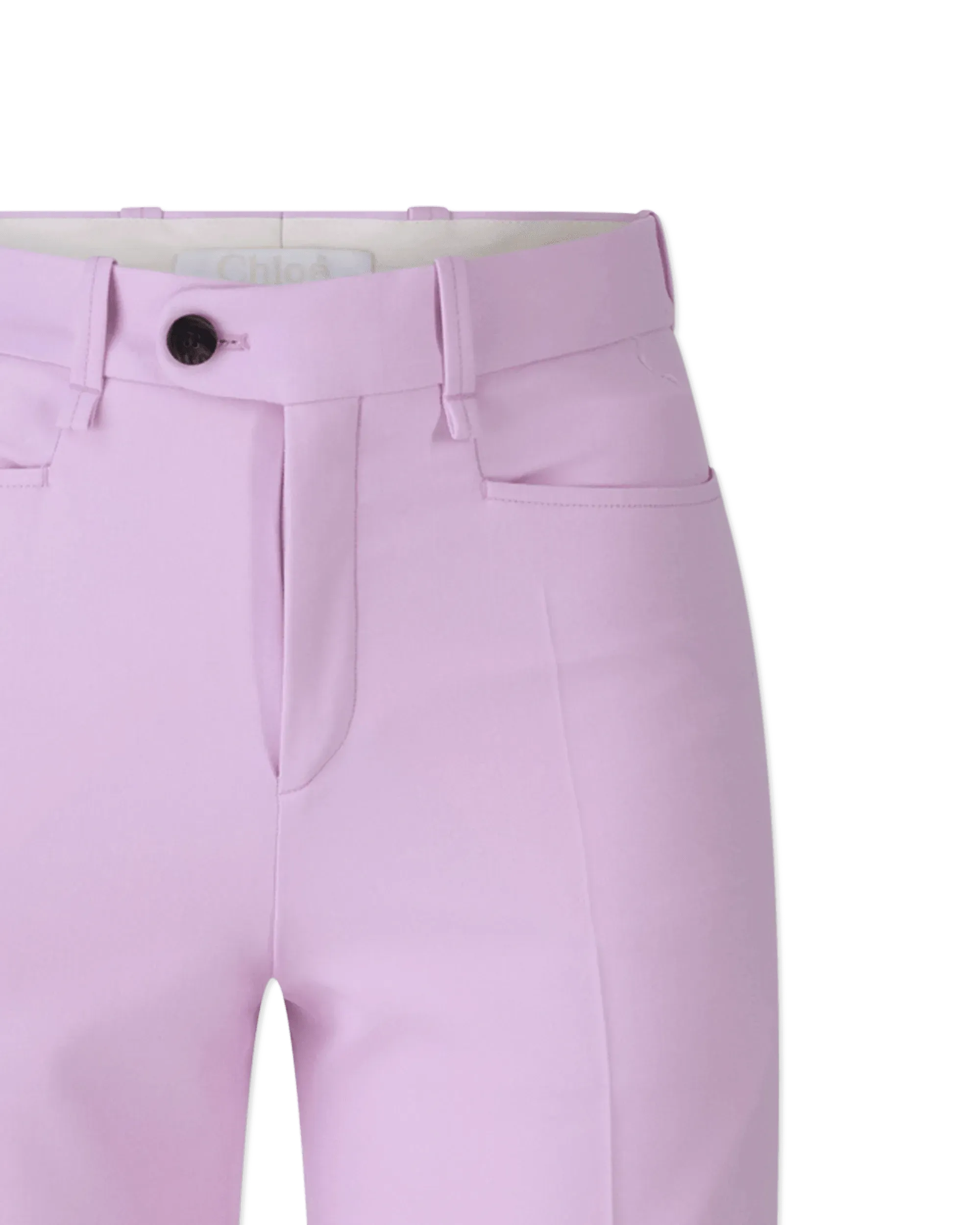 High Waisted Wide Leg Trousers - DIHSAN